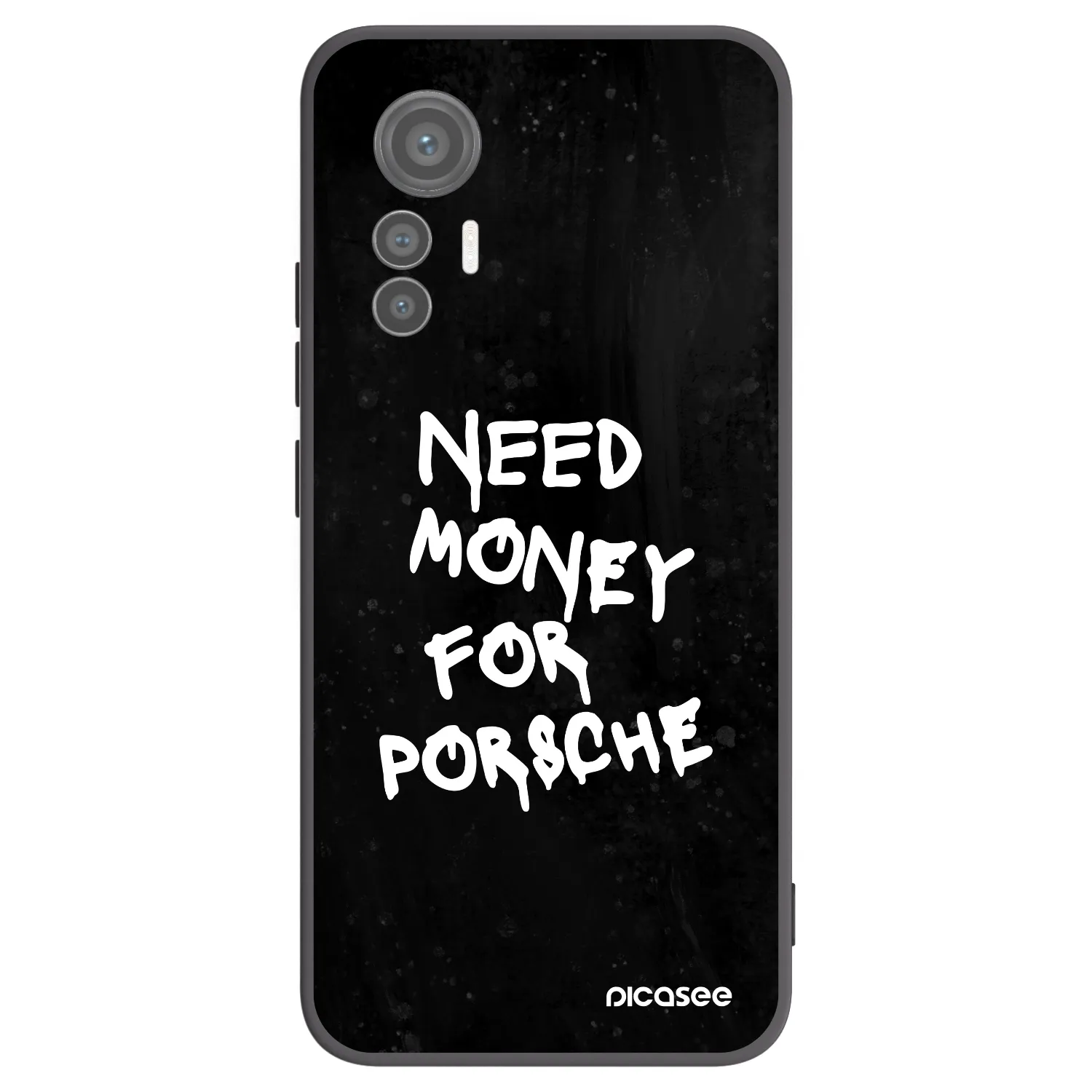 Picasee silikonowe czarne etui na Xiaomi 12 Lite - Black Dollar