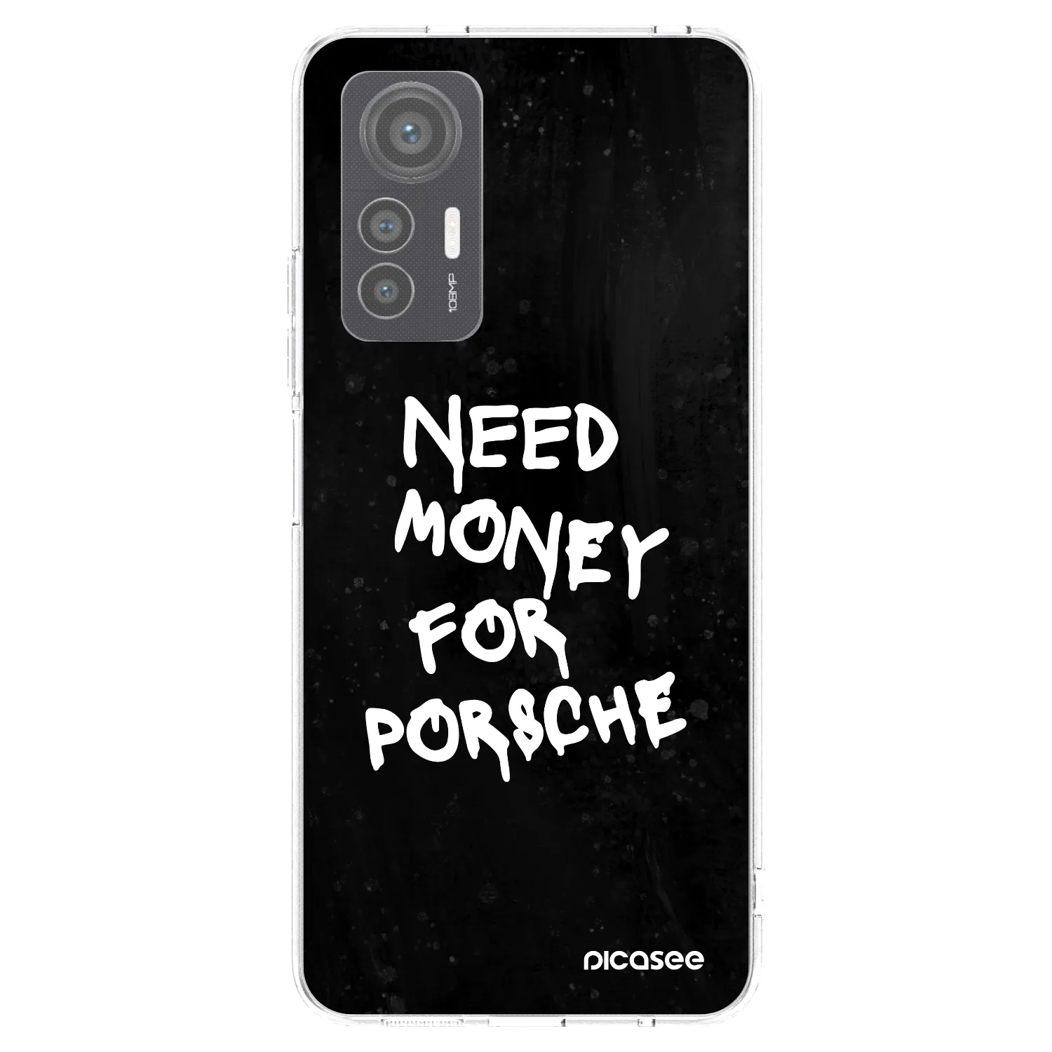 Picasee silikonowe przeźroczyste etui na Xiaomi 12 Lite - Black Dollar
