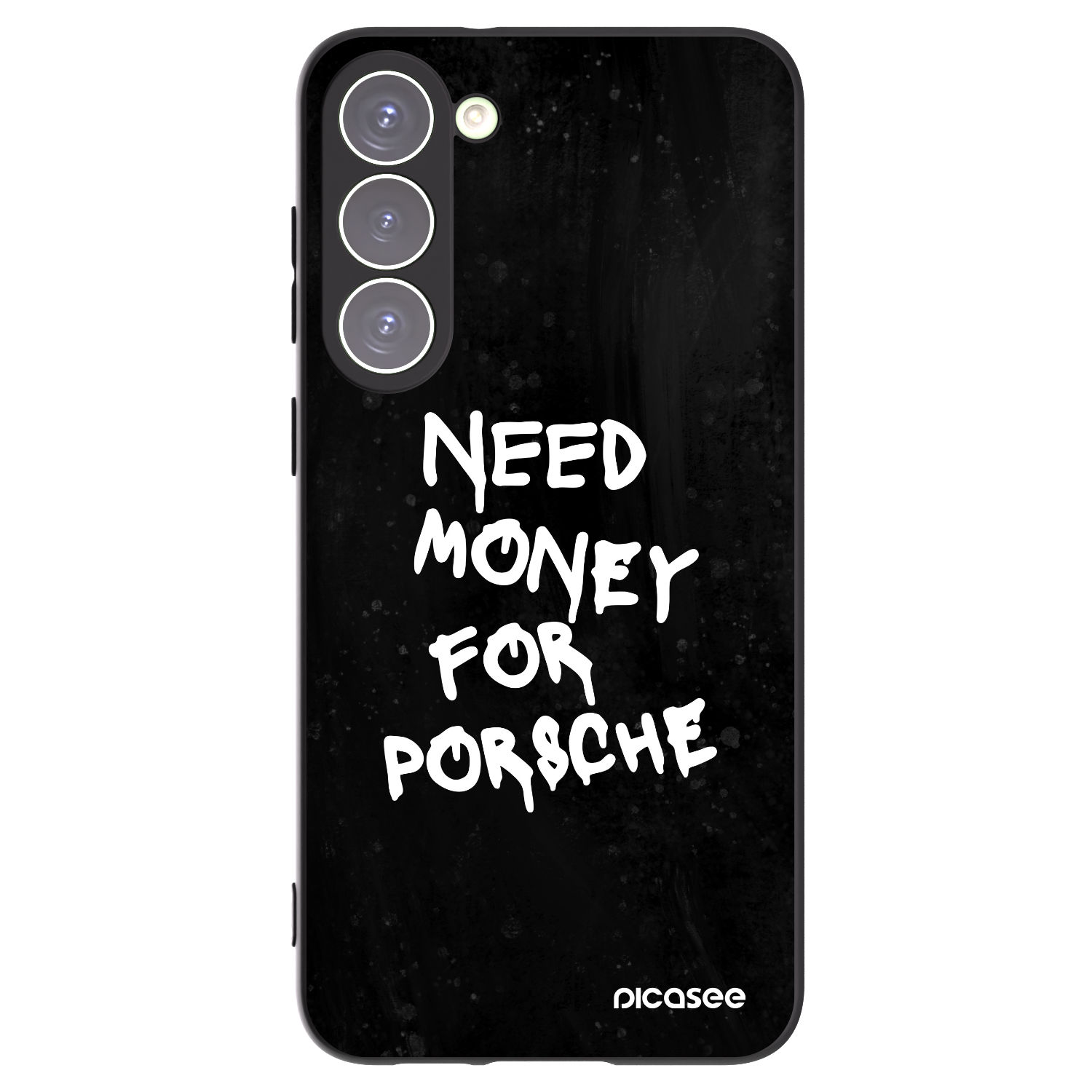 Picasee silikonowe czarne etui na Samsung Galaxy S23+ 5G - Black Dollar
