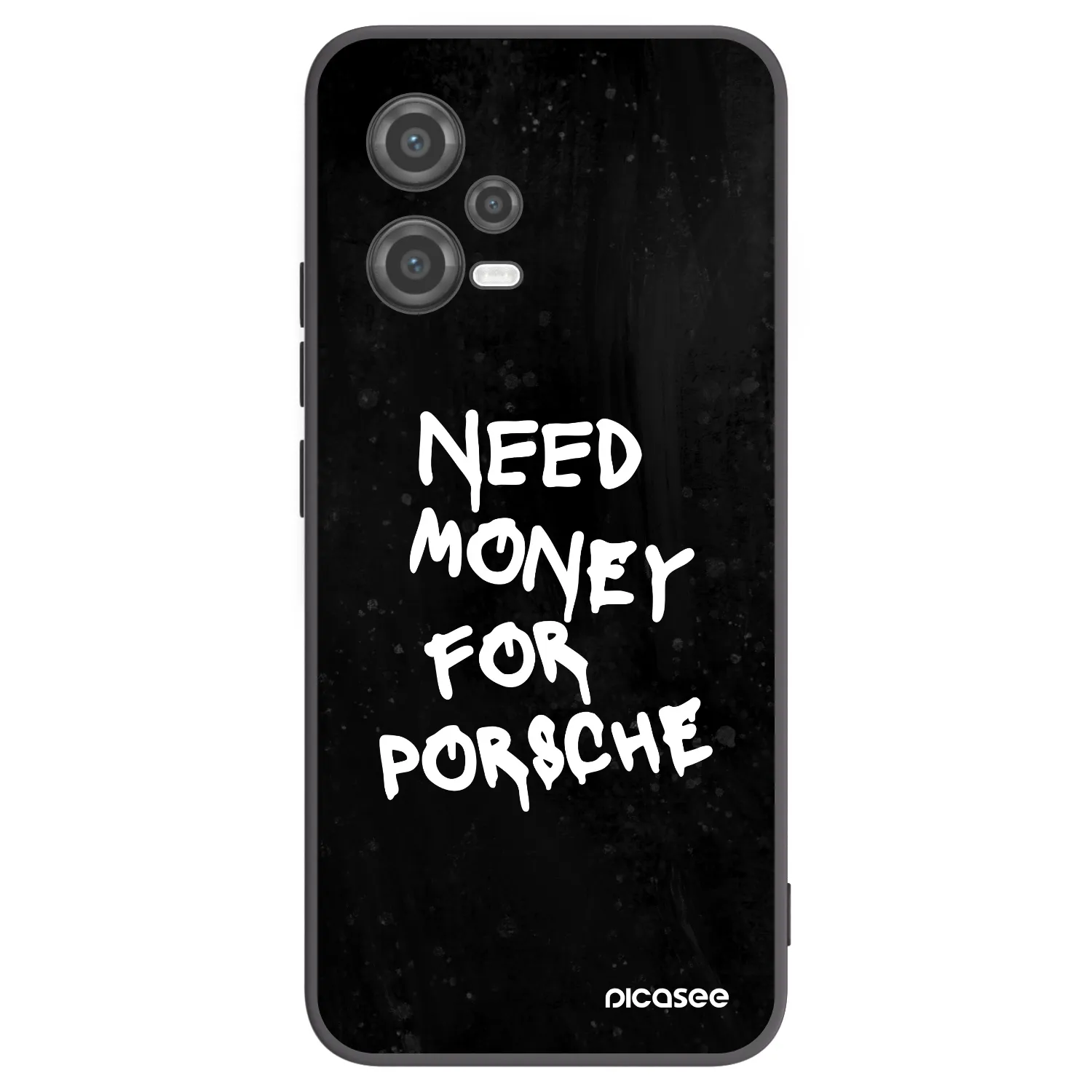 Picasee silikonowe czarne etui na Xiaomi Poco X5 - Black Dollar