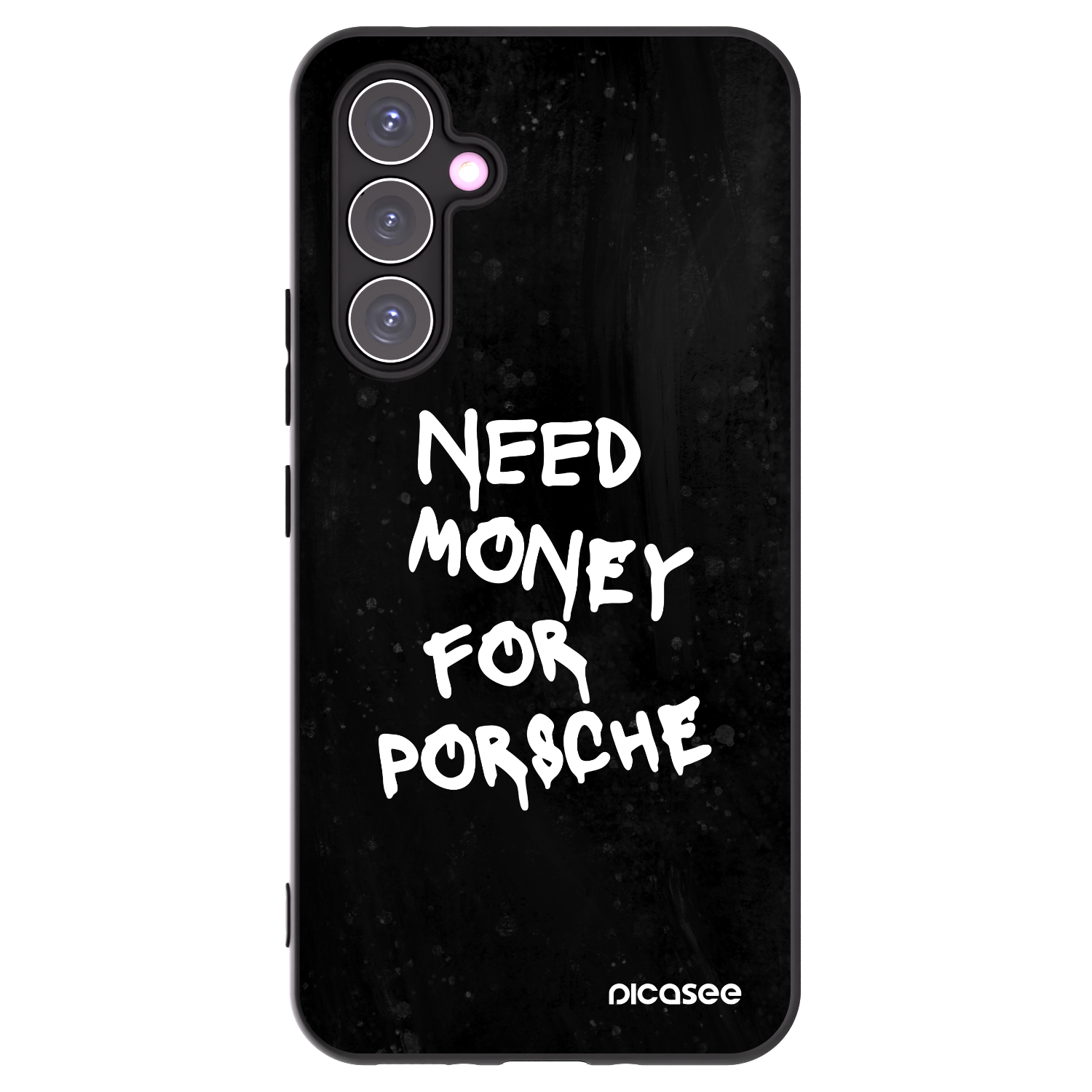 Picasee silikonowe czarne etui na Samsung Galaxy A54 5G A546B - Black Dollar