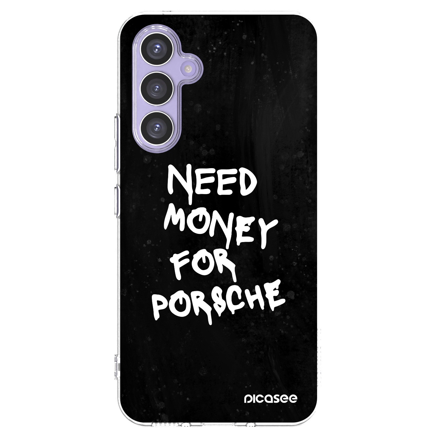 Picasee silikonowe przeźroczyste etui na Samsung Galaxy A54 5G A546B - Black Dollar