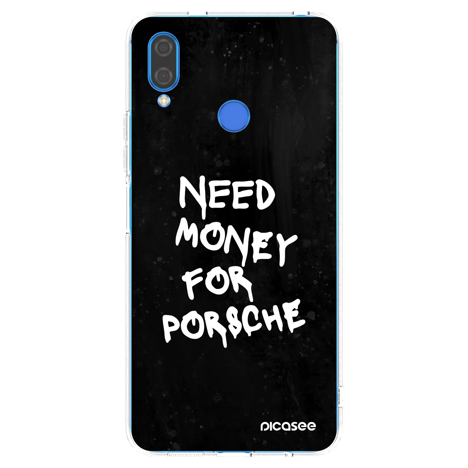 Picasee silikonowe przeźroczyste etui na Huawei Nova 3i - Black Dollar