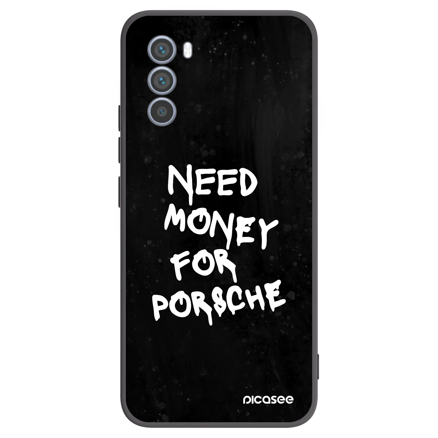 Picasee silikonowe czarne etui na Motorola Moto G62 - Black Dollar
