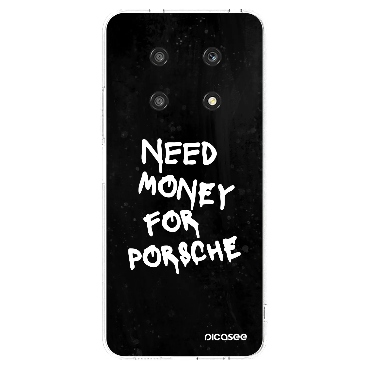 Picasee silikonowe przeźroczyste etui na Honor Magic4 Lite 5G - Black Dollar