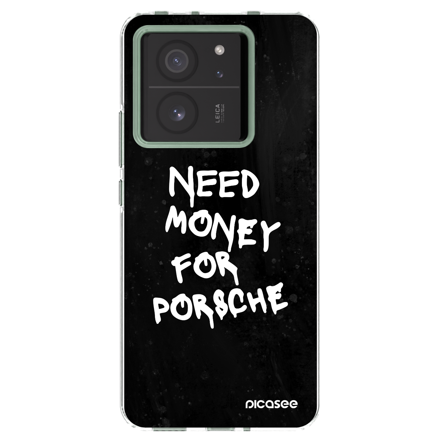 Picasee silikonowe przeźroczyste etui na Xiaomi 13T - Black Dollar