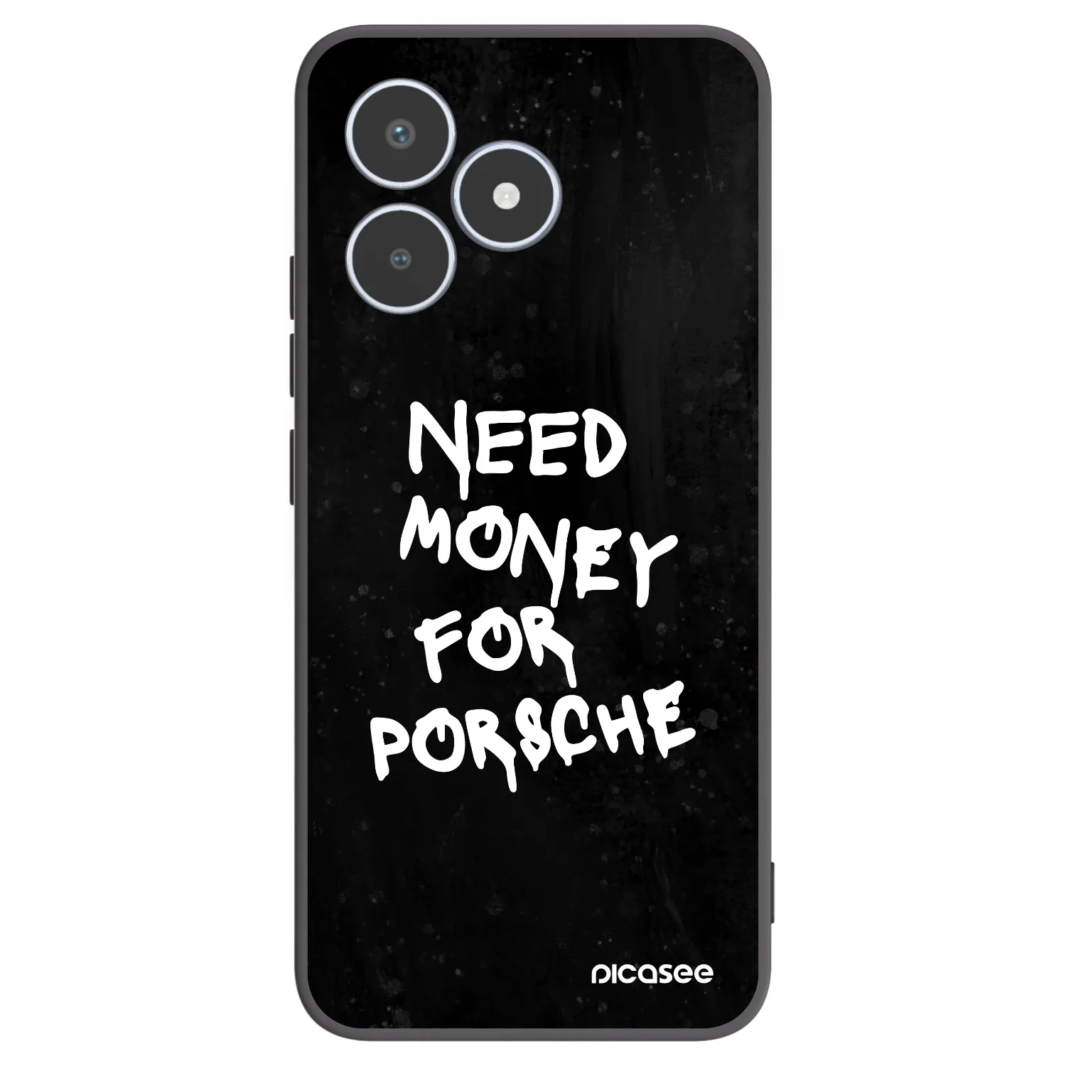 Picasee silikonowe czarne etui na Realme C53 - Black Dollar