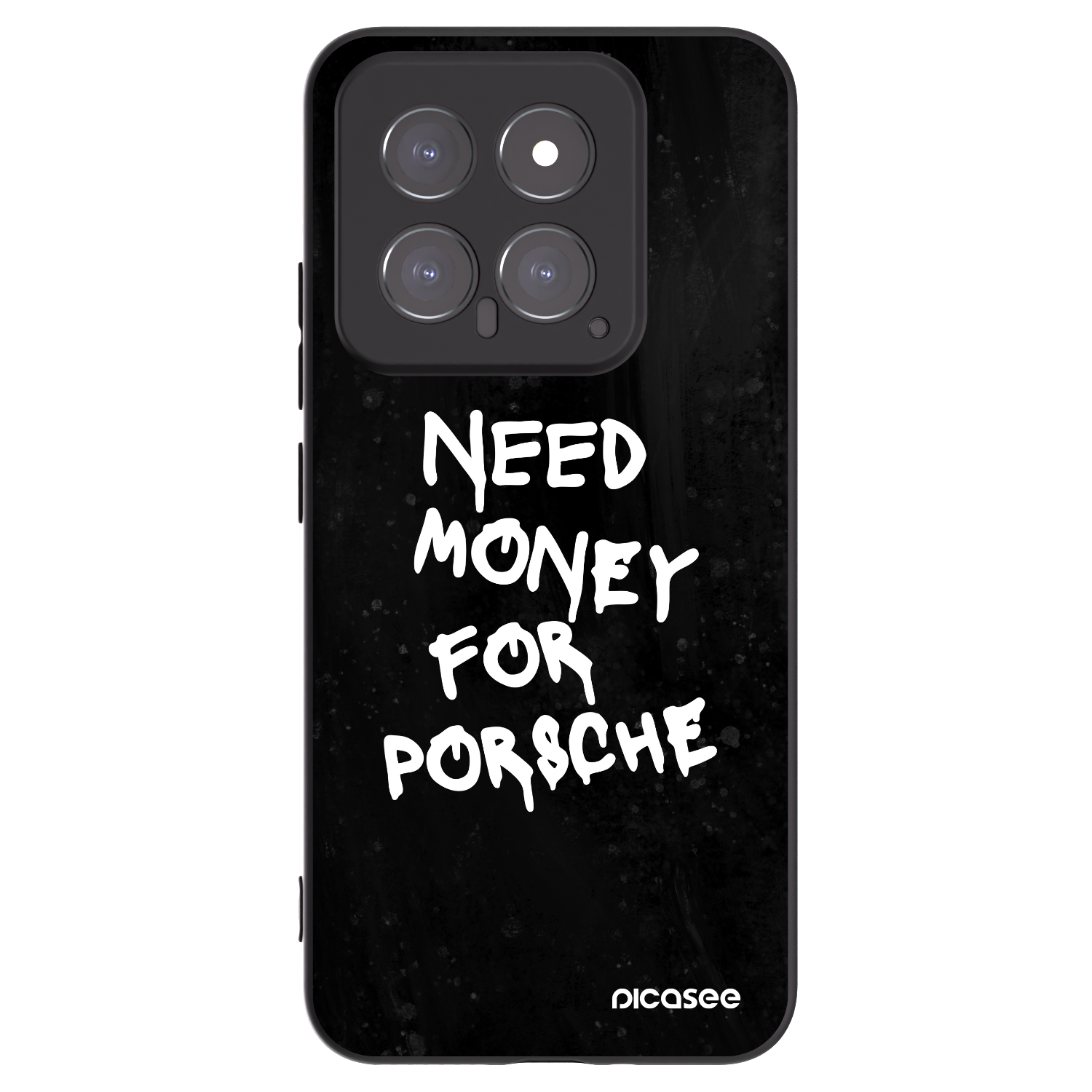 Picasee silikonowe czarne etui na Xiaomi 14 - Black Dollar