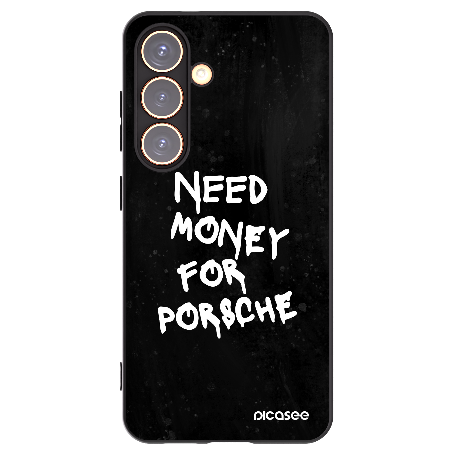 Picasee silikonowe czarne etui na Samsung Galaxy S24 S921B 5G - Black Dollar