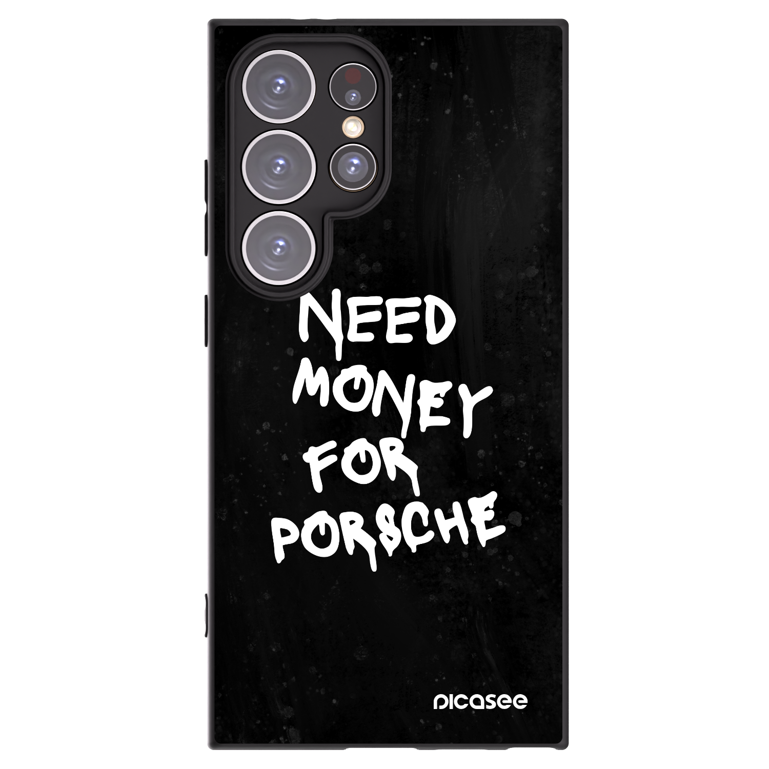 Picasee silikonowe czarne etui na Samsung Galaxy S24 Ultra S928B 5G - Black Dollar