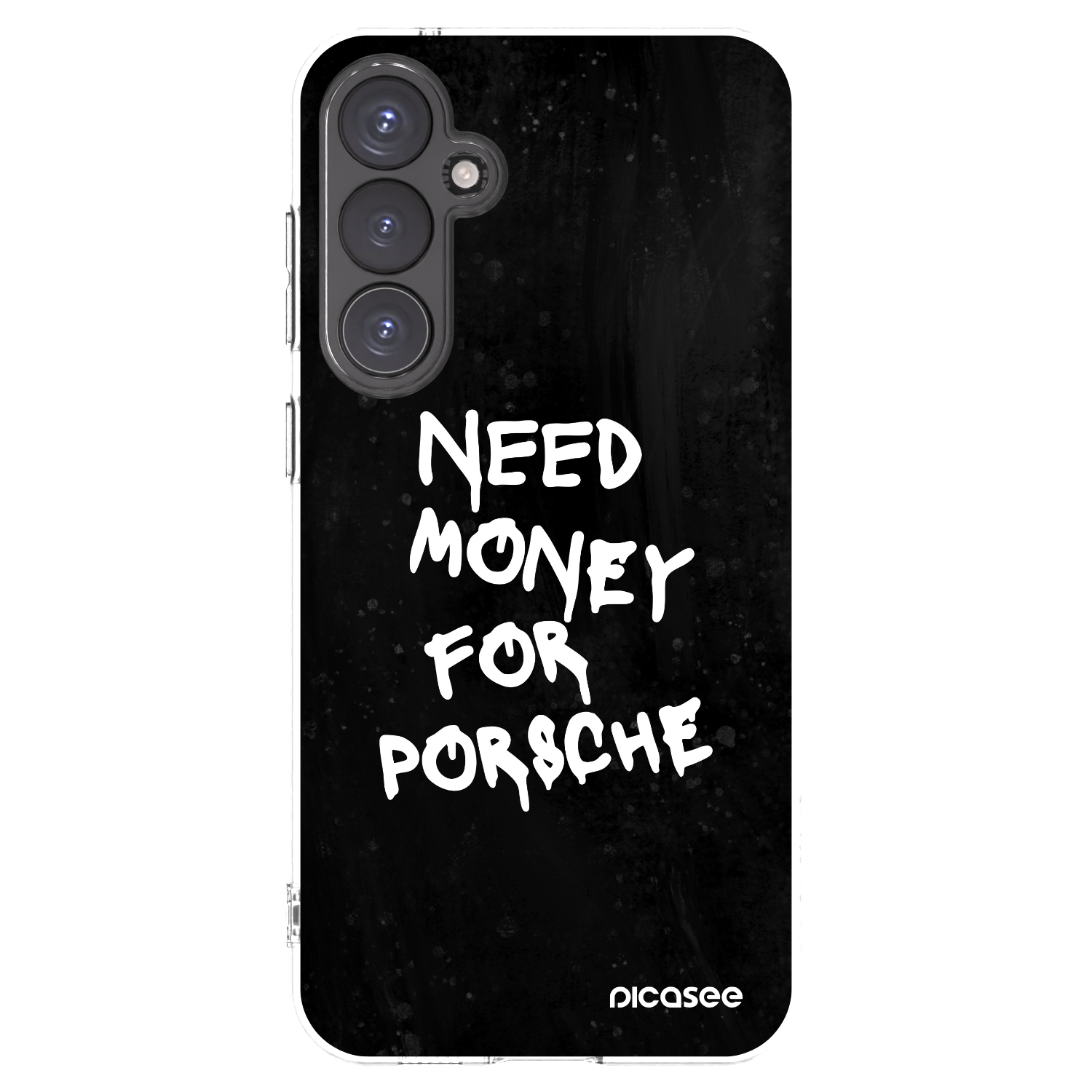 Picasee silikonowe przeźroczyste etui na Samsung Galaxy S23 FE S711B - Black Dollar