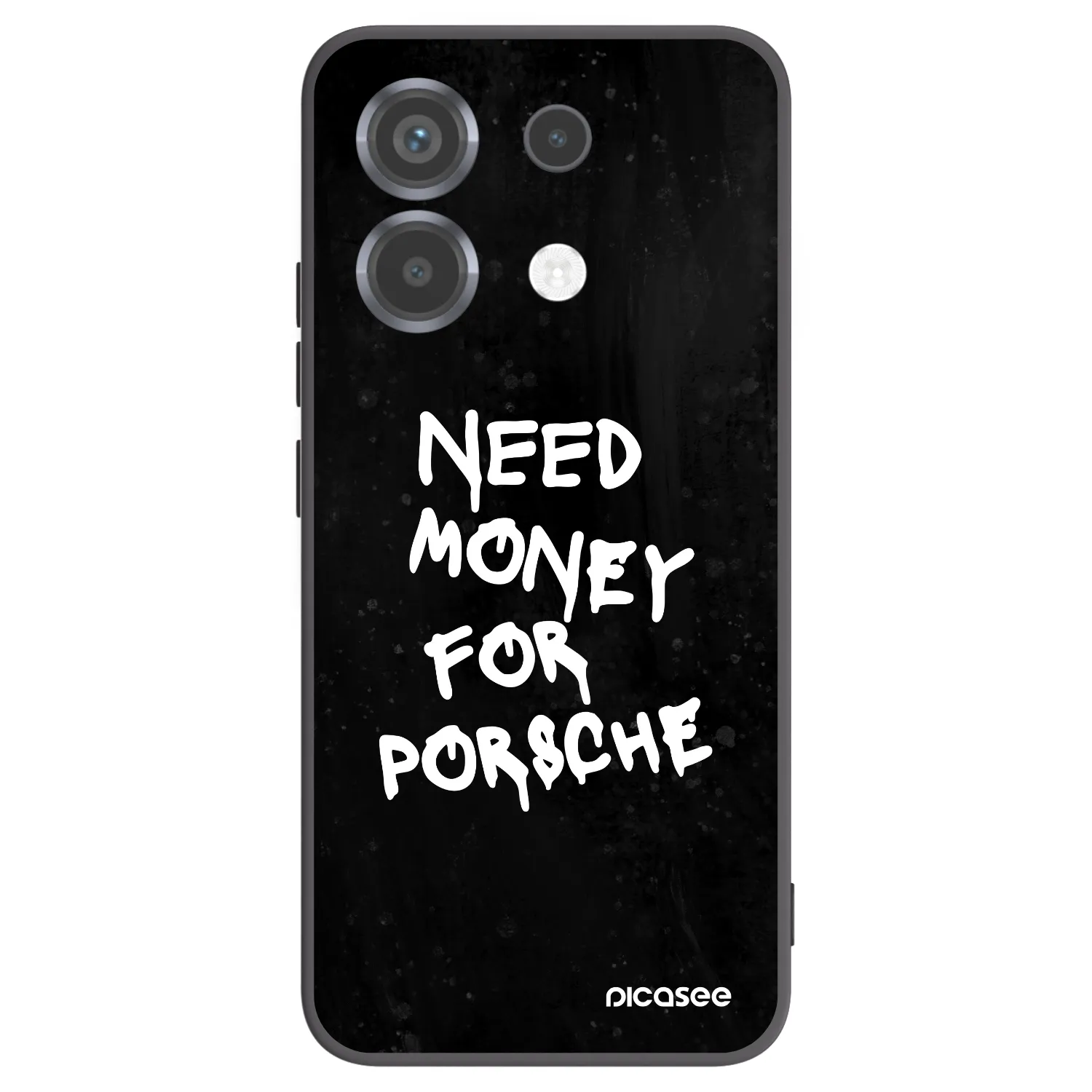 Picasee silikonowe czarne etui na Xiaomi Poco X6 - Black Dollar