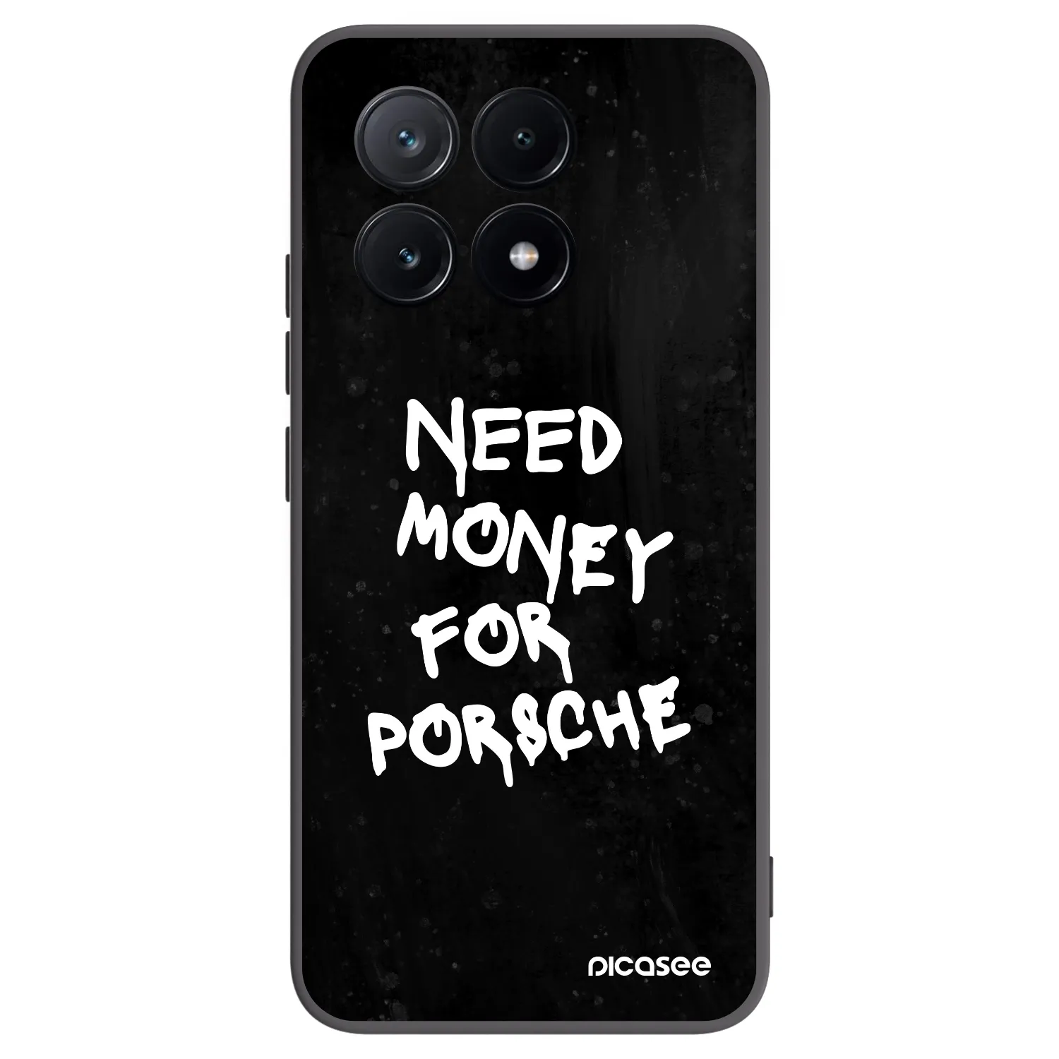 Picasee silikonowe czarne etui na Xiaomi Poco X6 Pro - Black Dollar