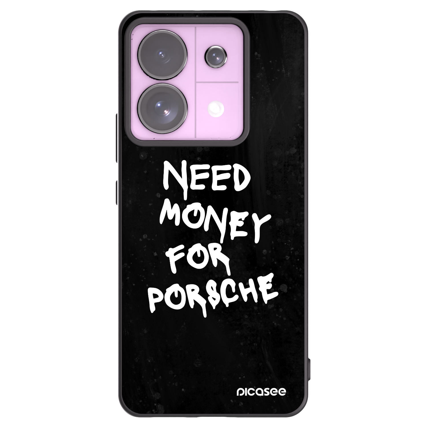 Picasee silikonowe czarne etui na Xiaomi Redmi Note 13 Pro 5G - Black Dollar