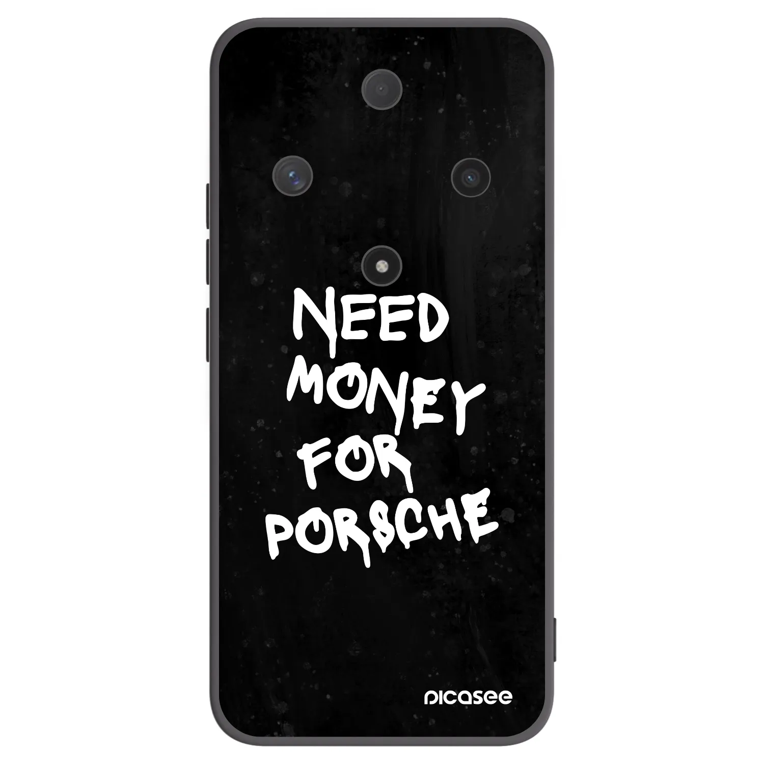 Picasee silikonowe czarne etui na Honor Magic6 Lite 5G - Black Dollar