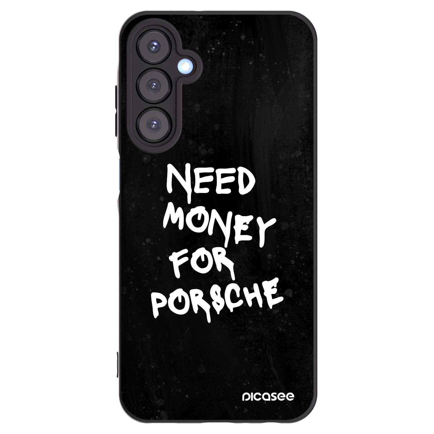 Picasee silikonowe czarne etui na Samsung Galaxy A25 A256B 5G - Black Dollar