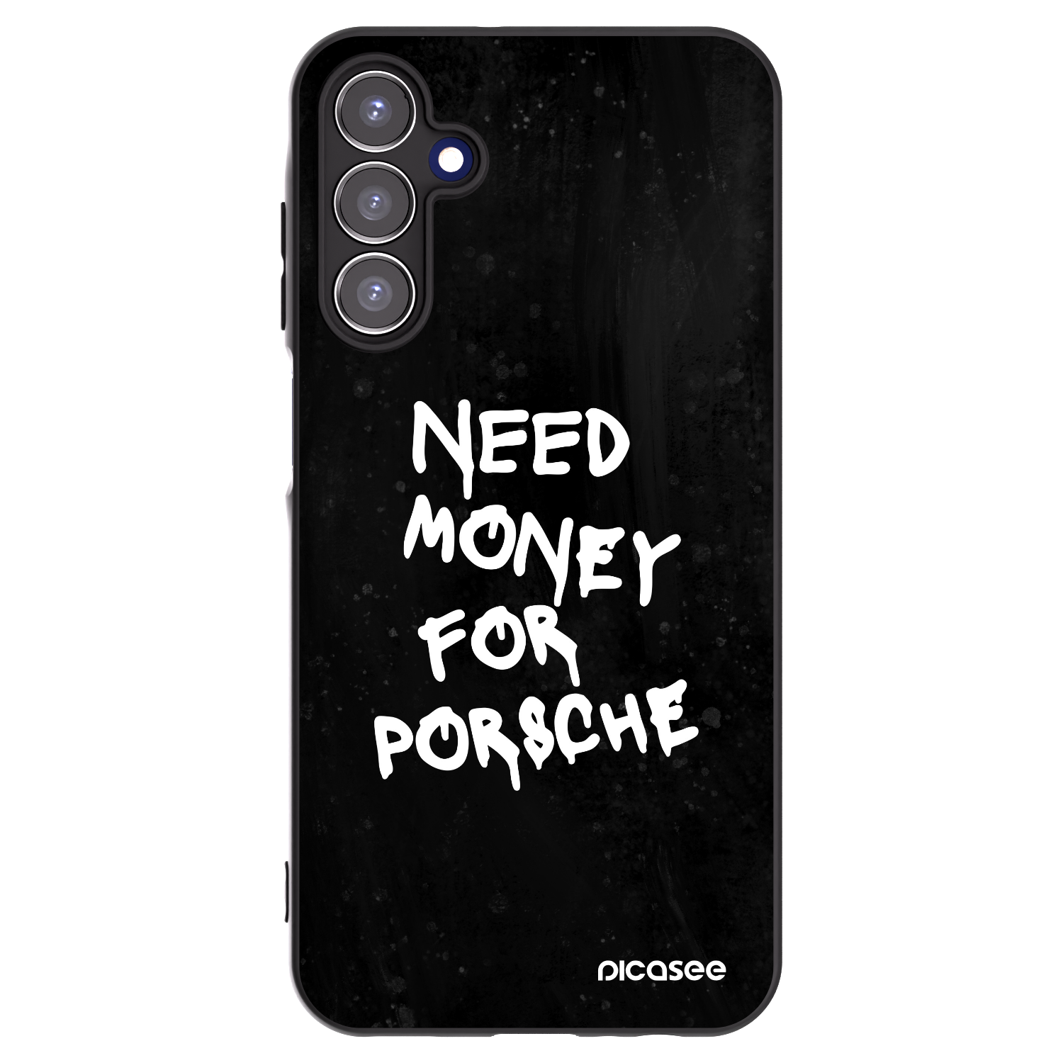 Picasee silikonowe czarne etui na Samsung Galaxy A15 A156B 5G - Black Dollar