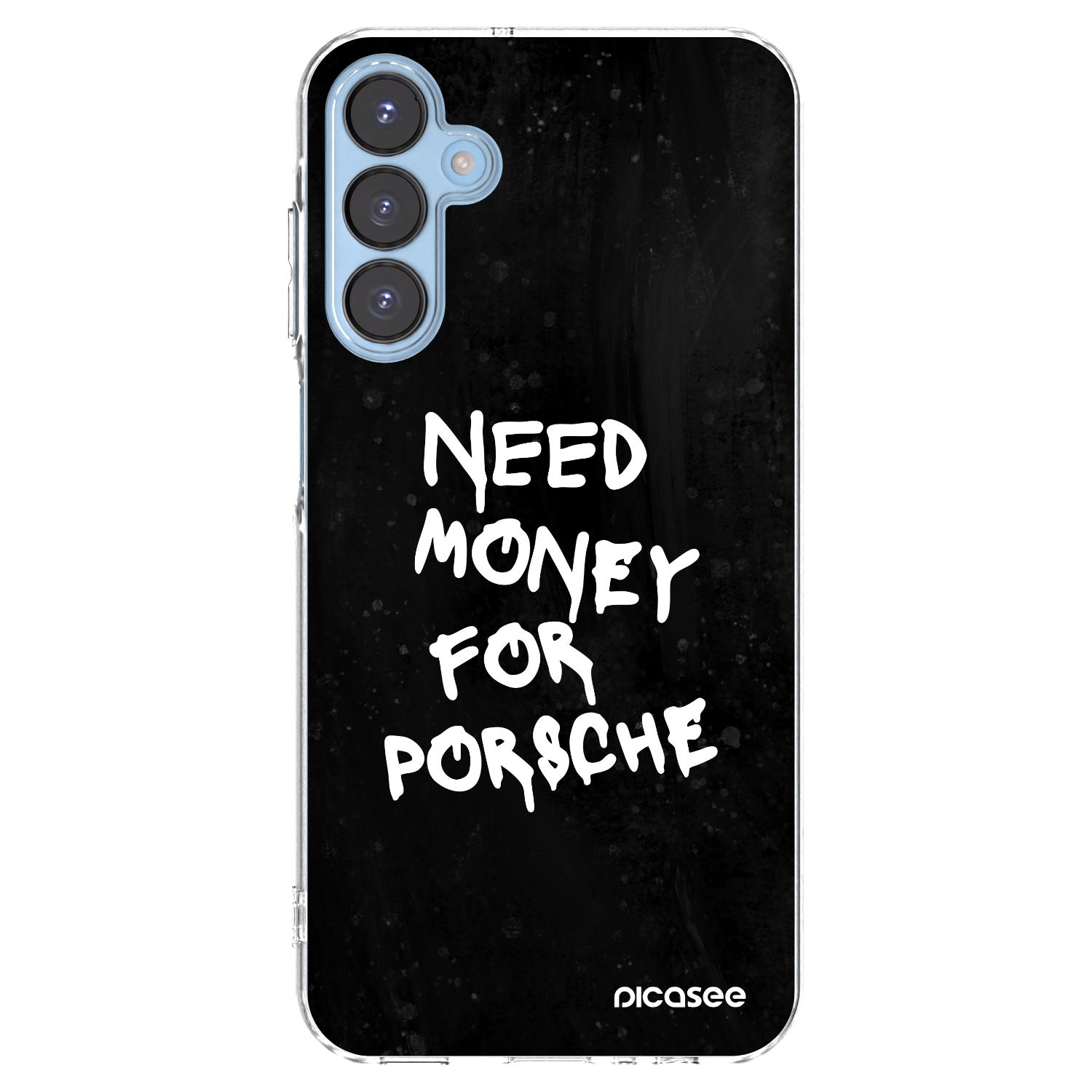 Picasee silikonowe przeźroczyste etui na Samsung Galaxy A15 A156B 5G - Black Dollar