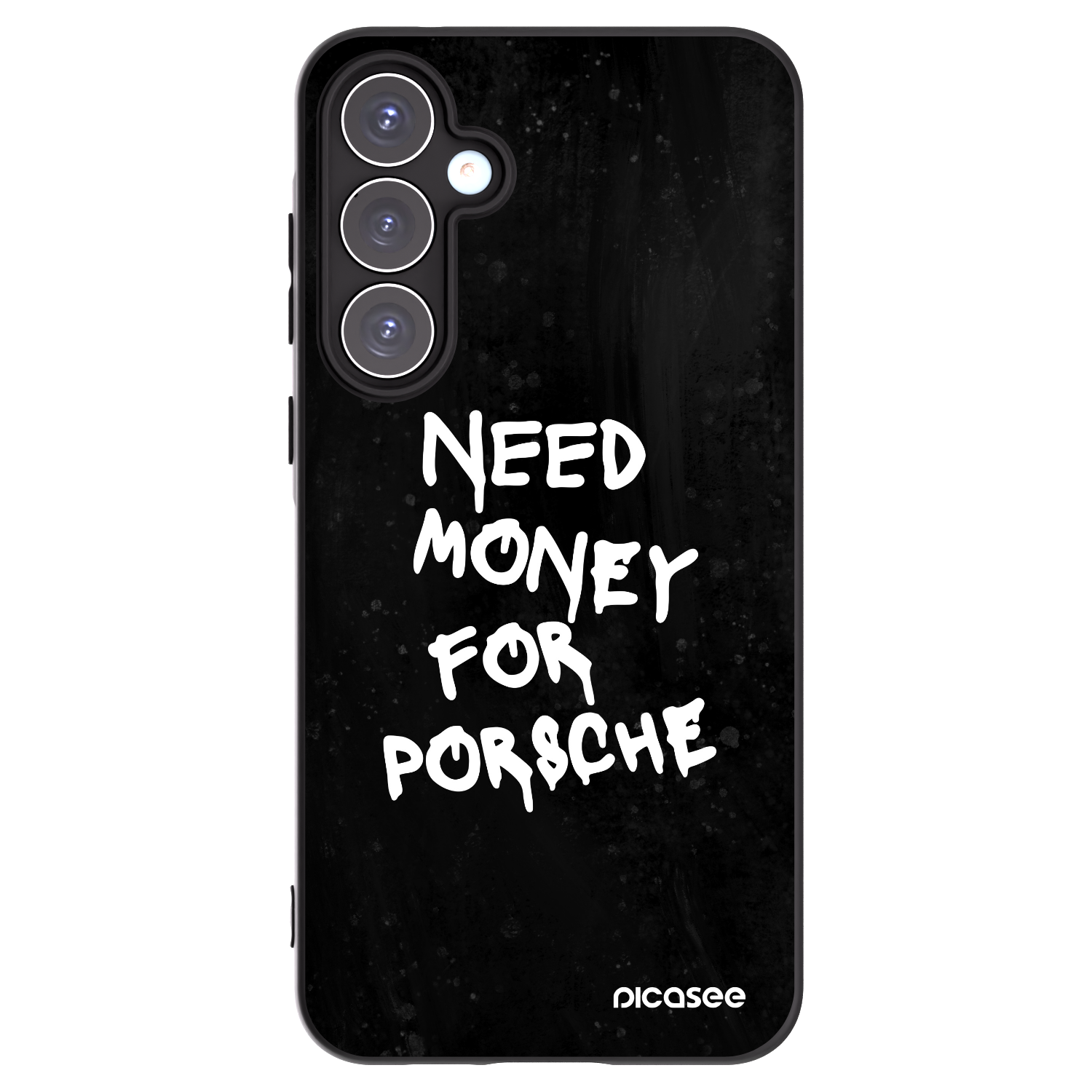 Picasee silikonowe czarne etui na Samsung Galaxy A55 5G A556B - Black Dollar