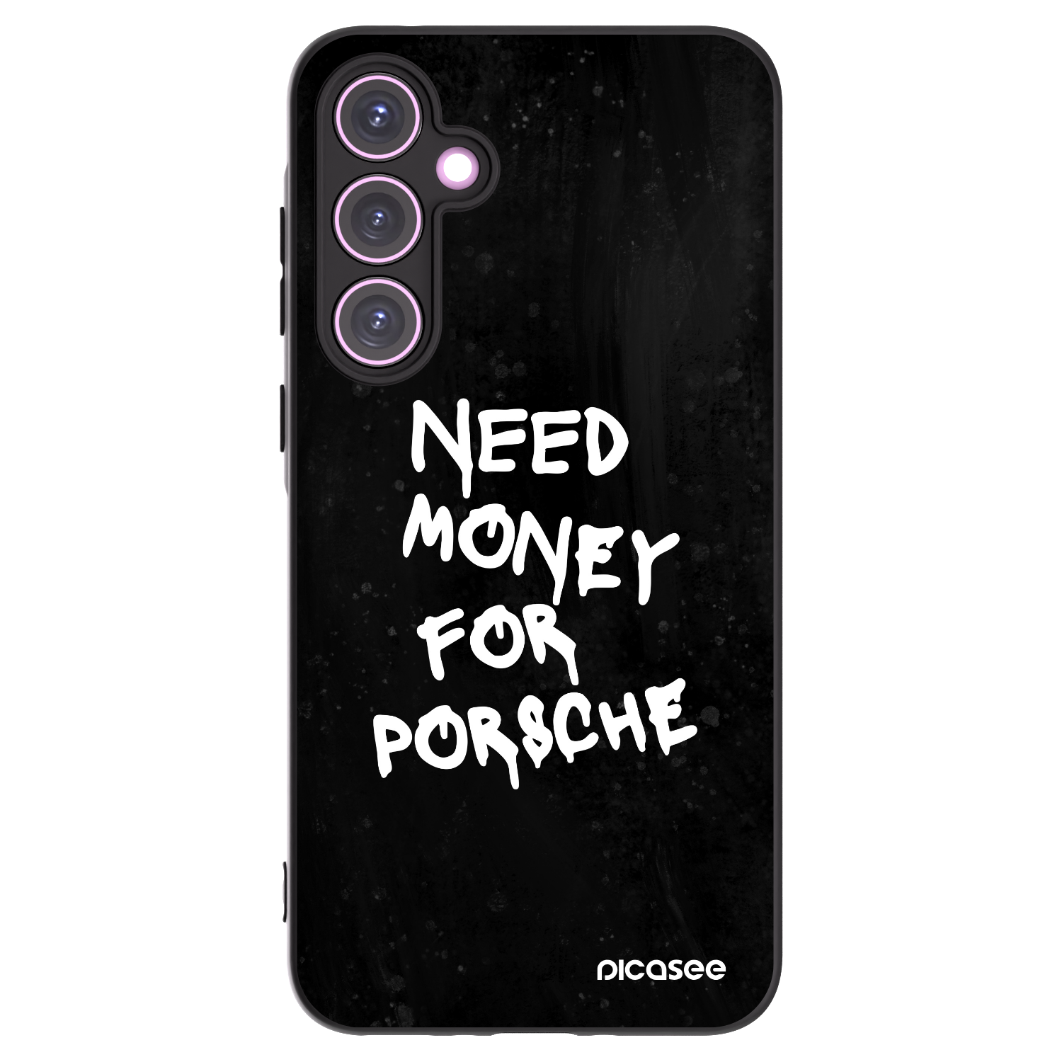 Picasee silikonowe czarne etui na Samsung Galaxy A35 5G A356B - Black Dollar