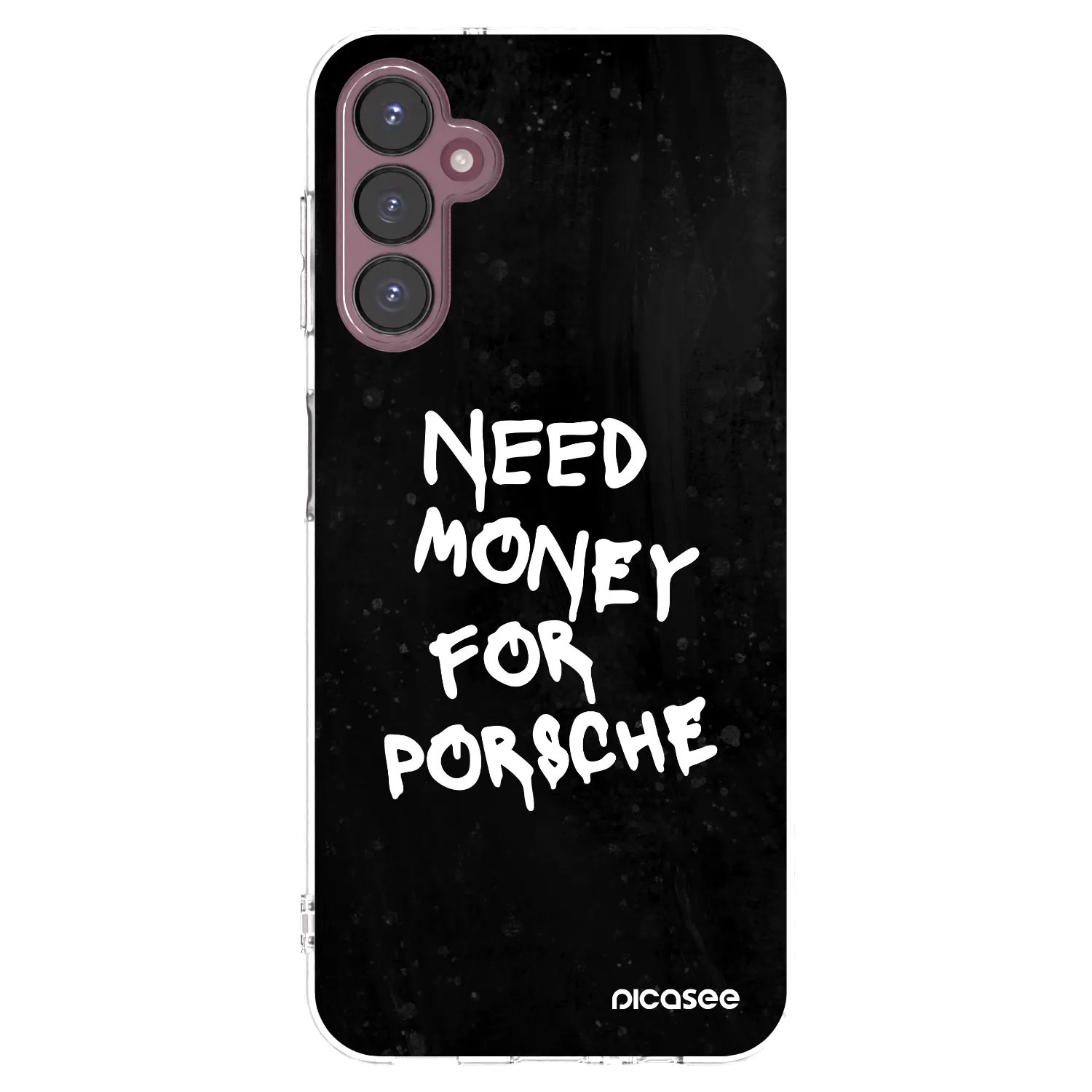 Picasee silikonowe przeźroczyste etui na Samsung Galaxy A05s A057G - Black Dollar
