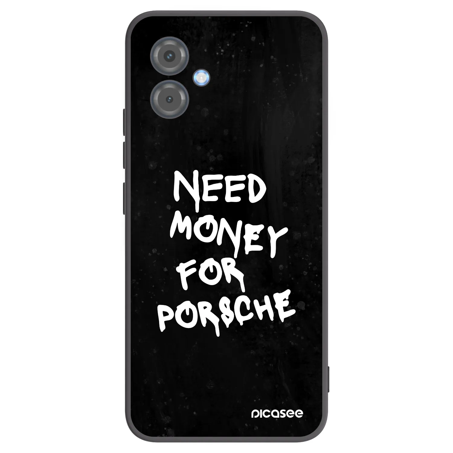 Picasee silikonowe czarne etui na Motorola Moto G14 - Black Dollar
