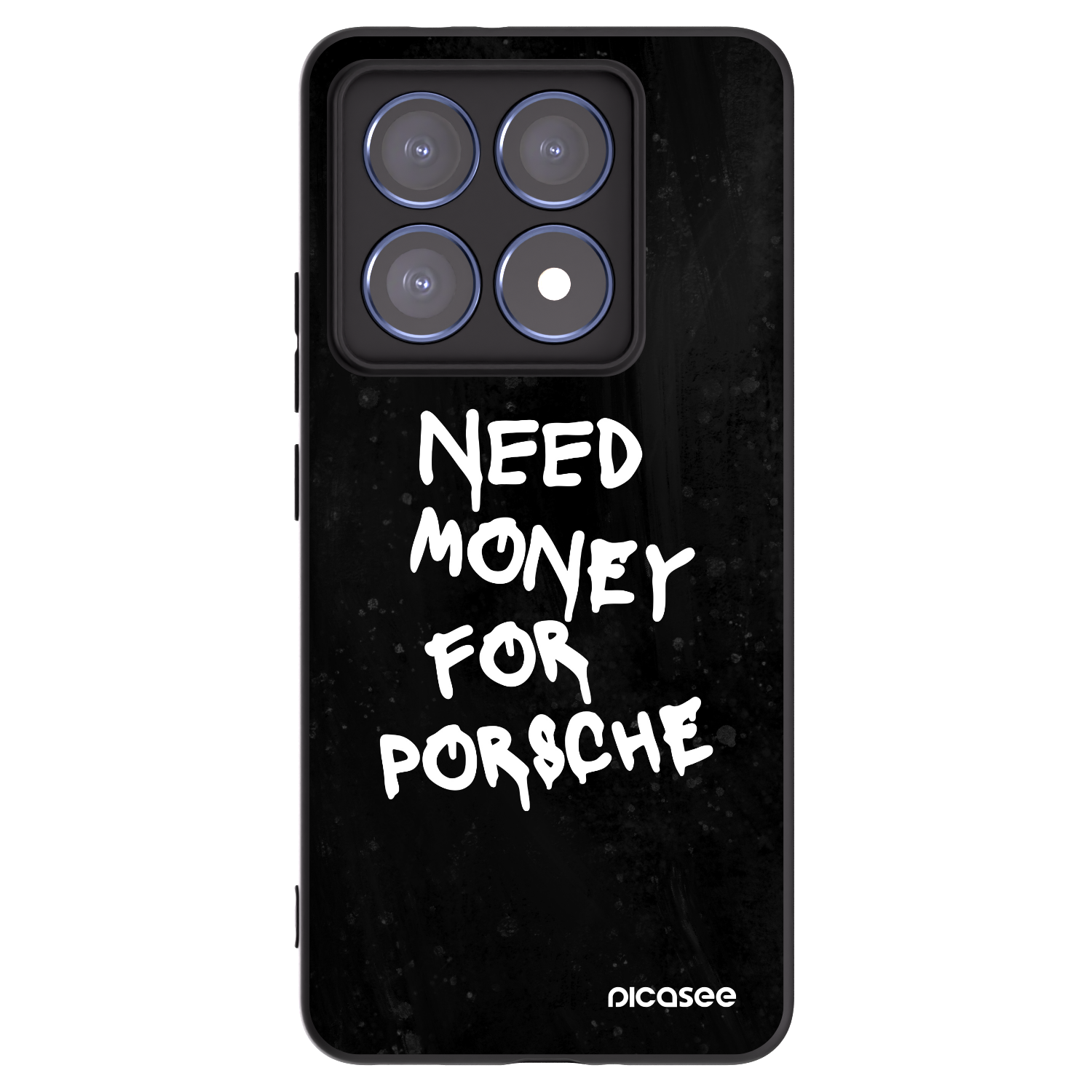 Picasee silikonowe czarne etui na Xiaomi 14T Pro - Black Dollar