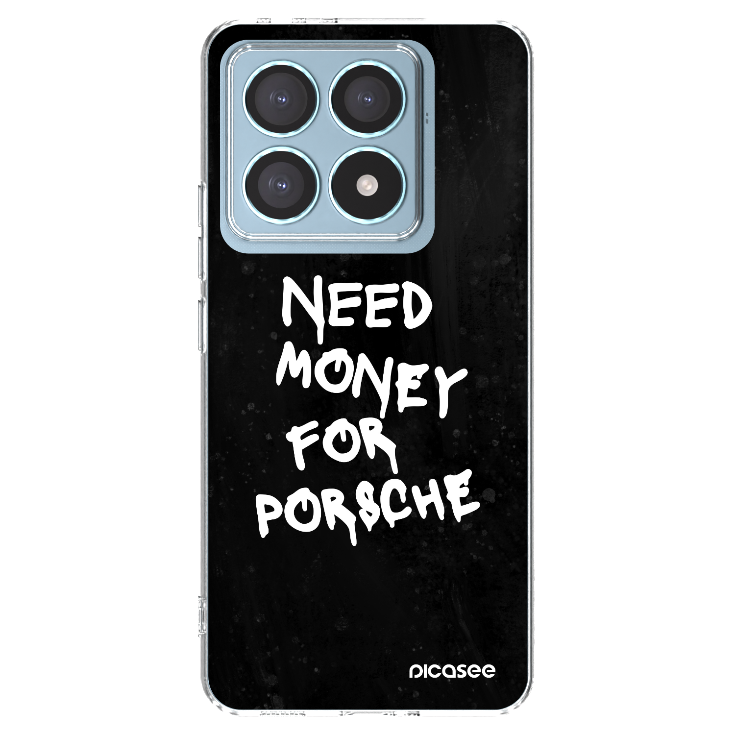 Picasee silikonowe przeźroczyste etui na Xiaomi 14T Pro - Black Dollar