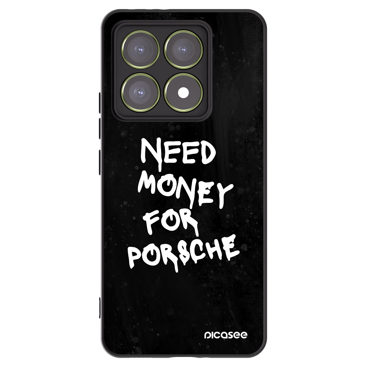 Picasee silikonowe czarne etui na Xiaomi 14T - Black Dollar