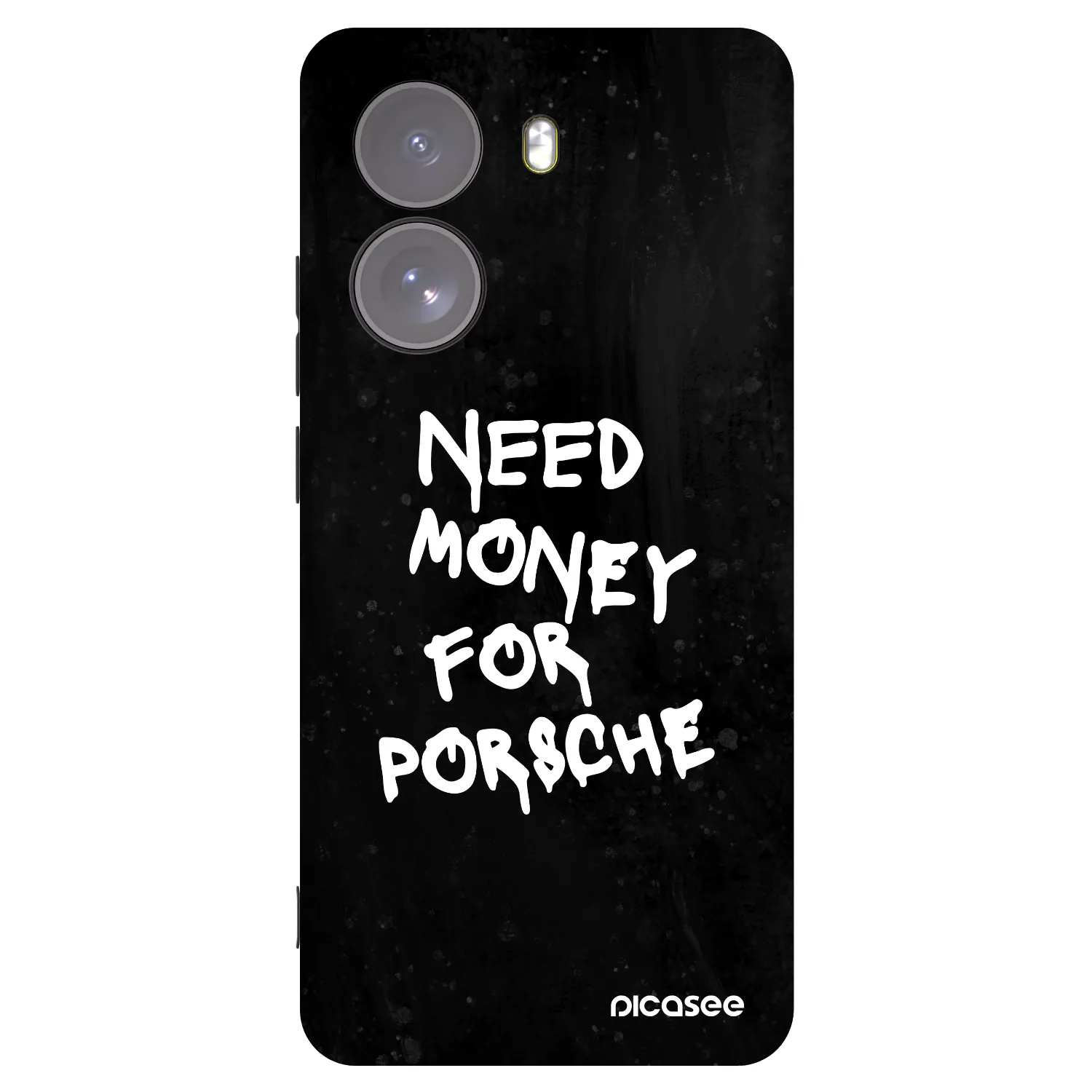Picasee silikonowe czarne etui na Xiaomi Poco X7 - Black Dollar