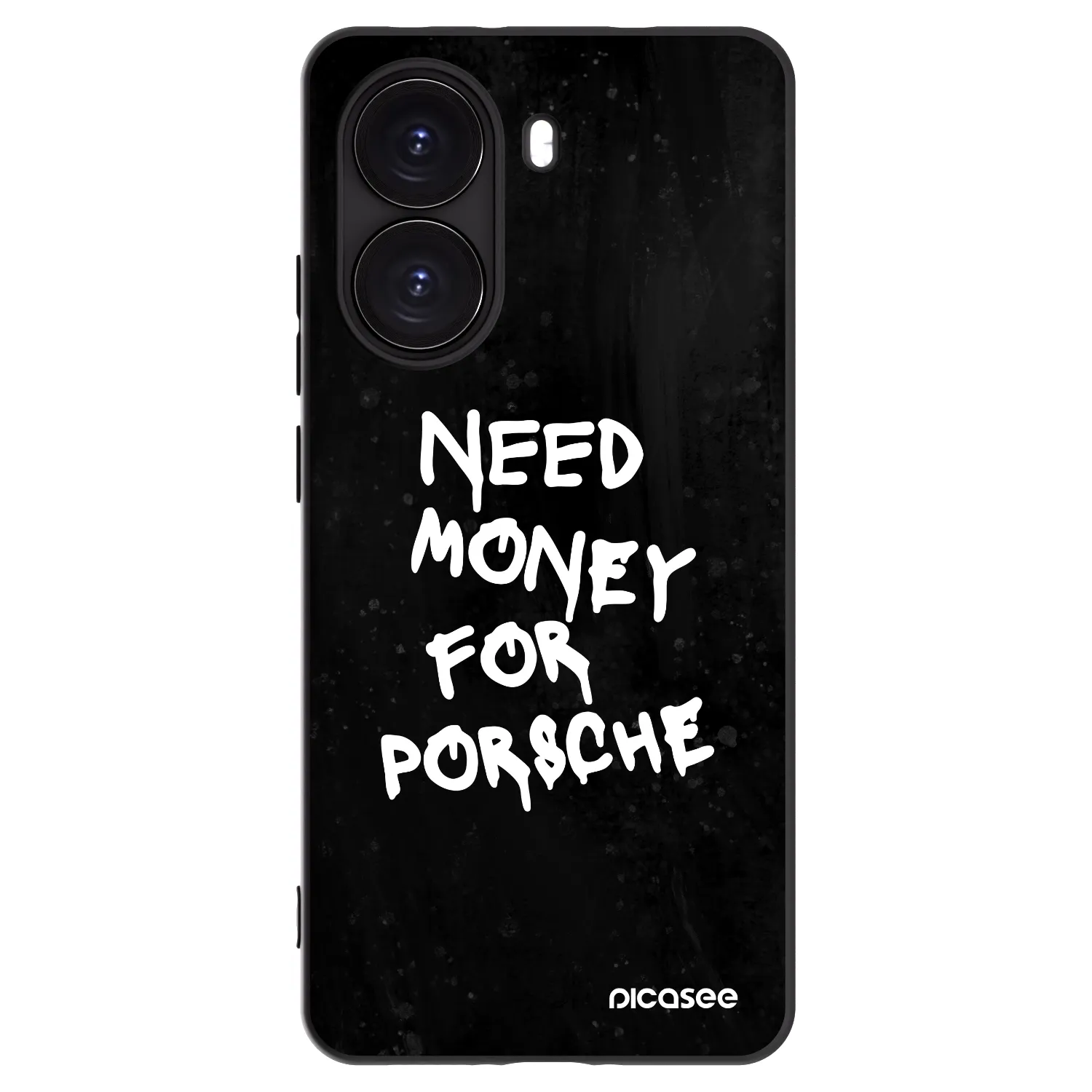 Picasee silikonowe czarne etui na Xiaomi Poco X7 Pro 5G - Black Dollar
