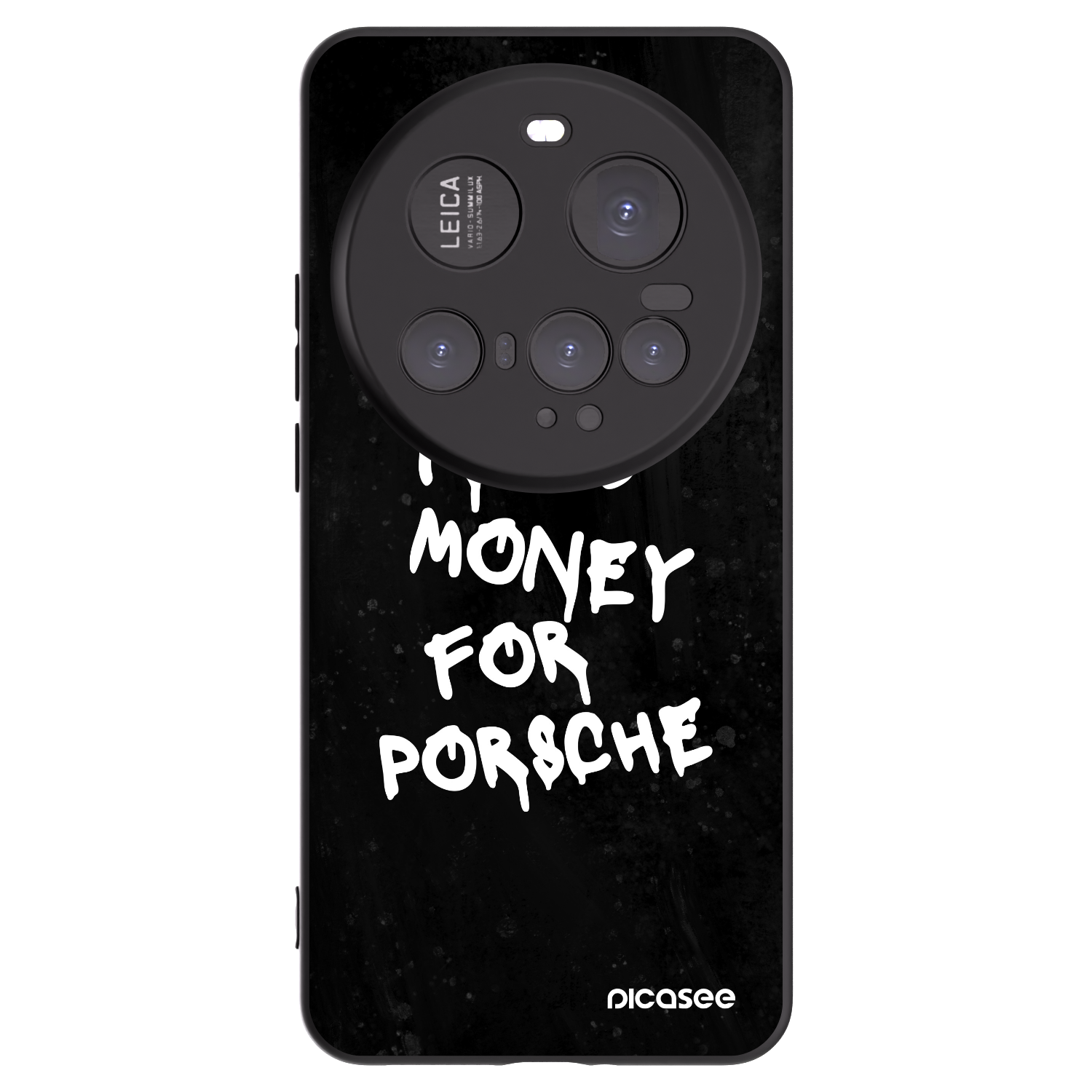 Picasee silikonowe czarne etui na Xiaomi 15 Ultra - Black Dollar