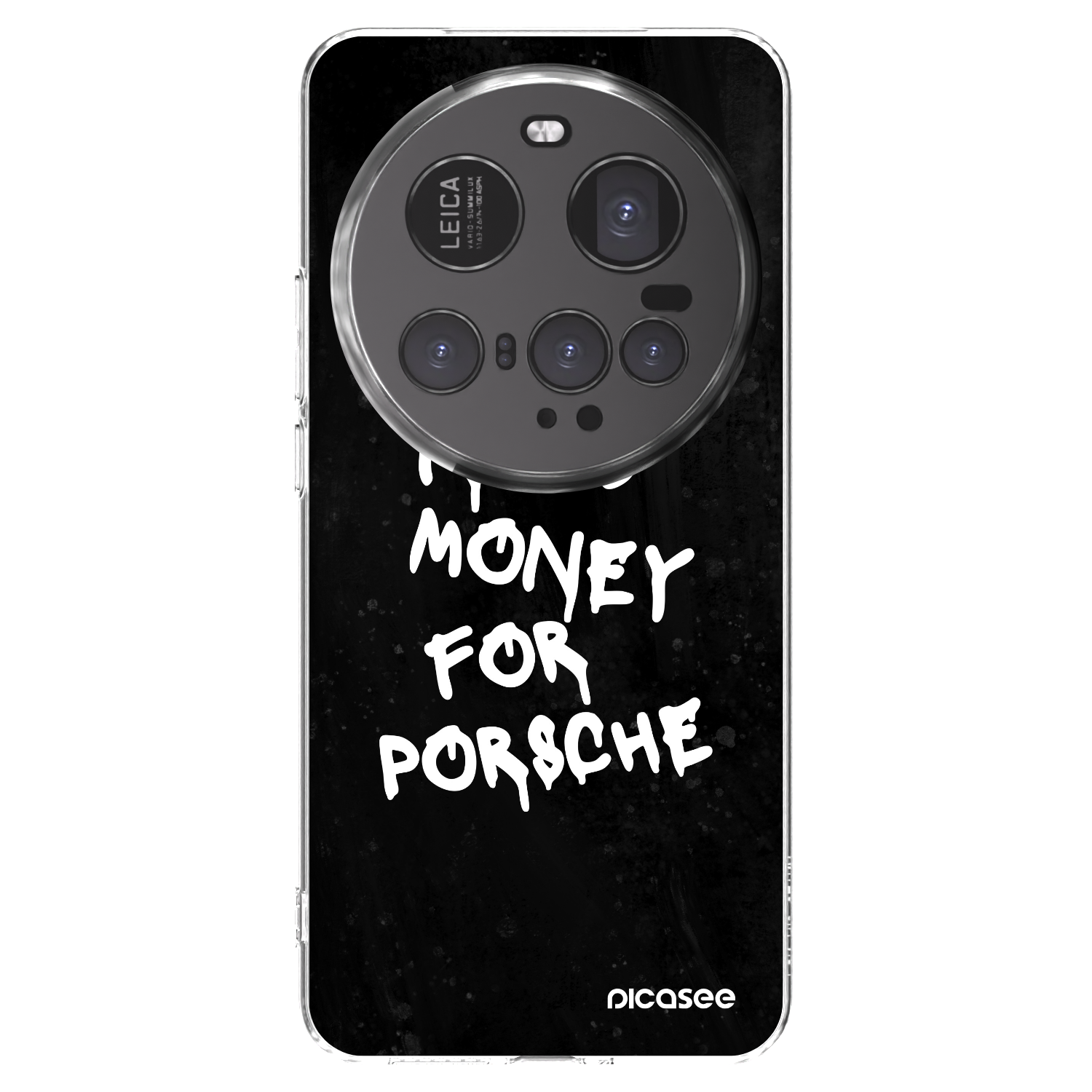 Picasee silikonowe przeźroczyste etui na Xiaomi 15 Ultra - Black Dollar