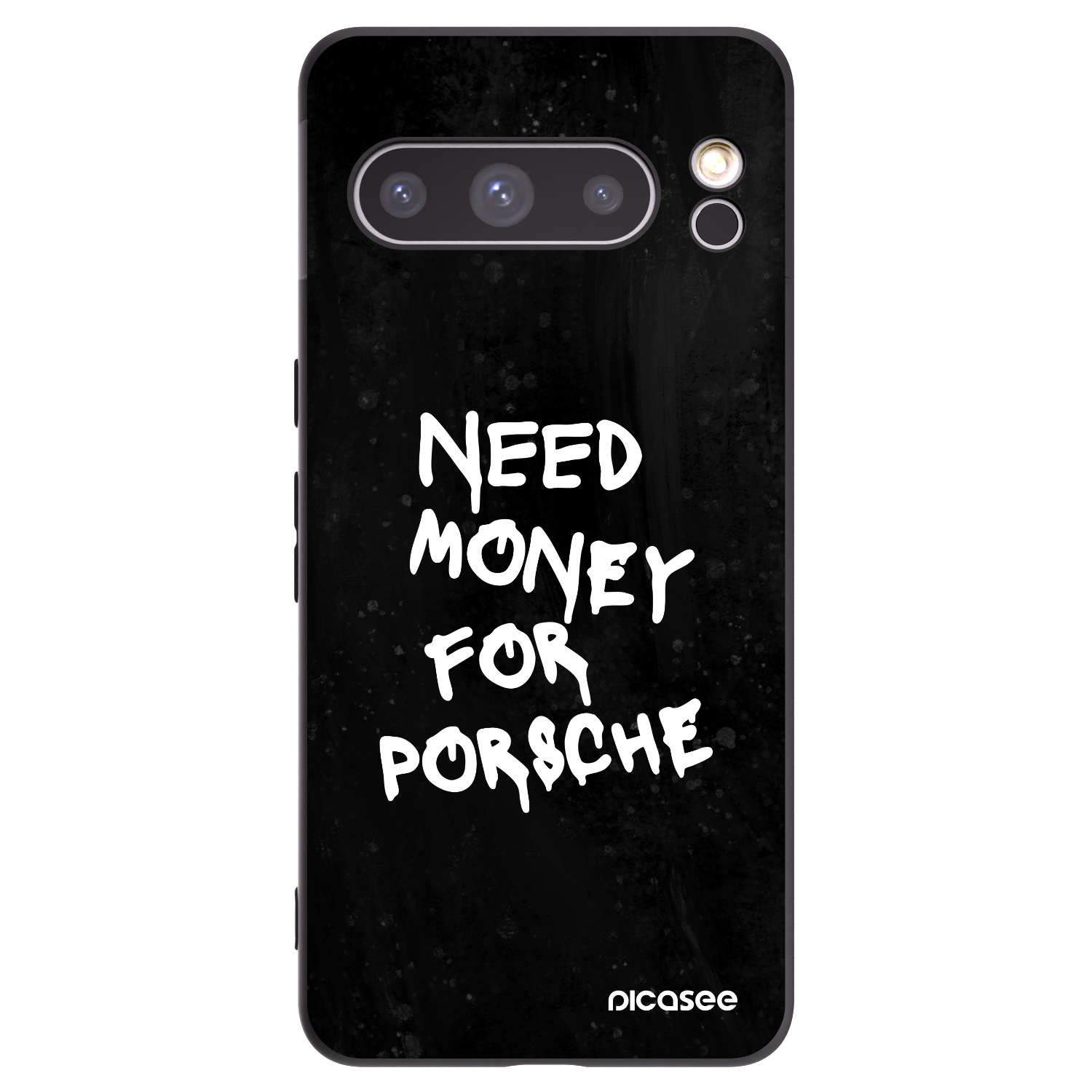 Picasee silikonowe czarne etui na Google Pixel 8 Pro - Black Dollar
