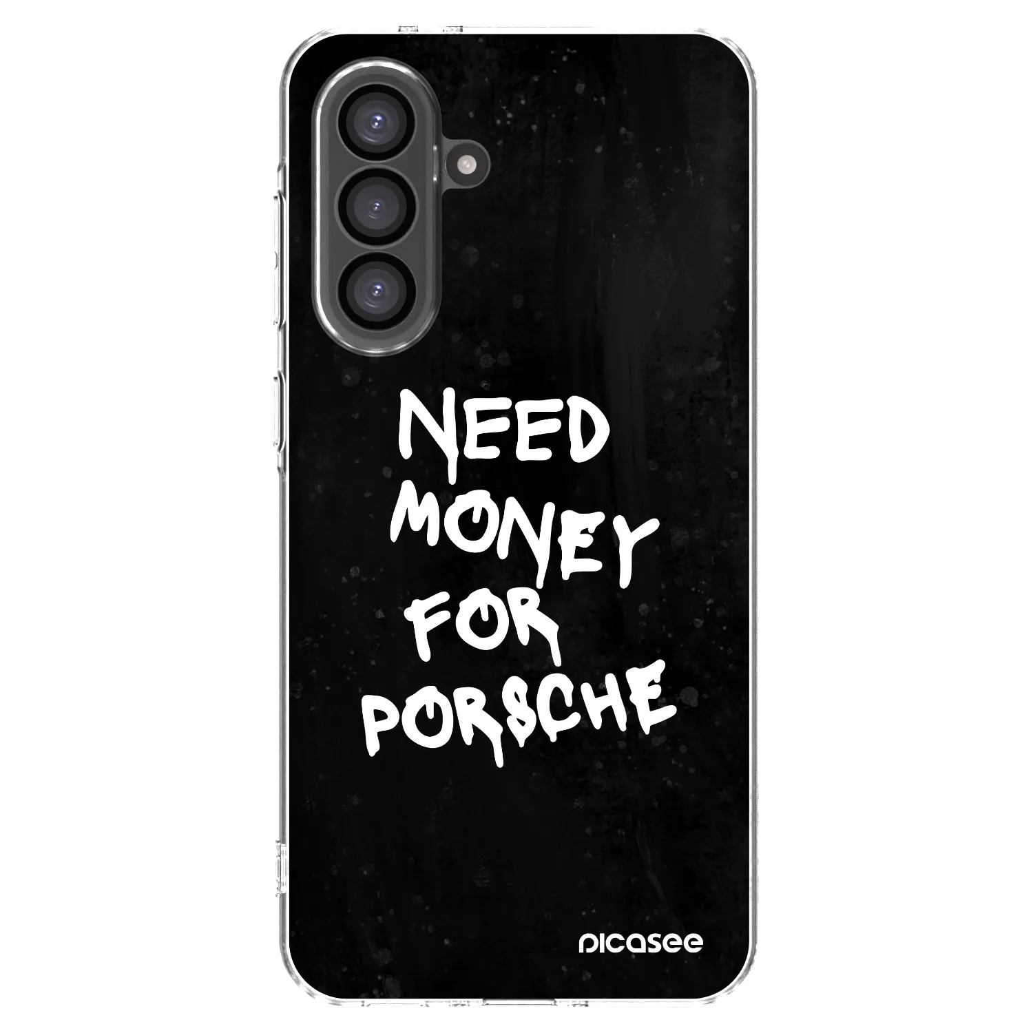 Picasee silikonowe przeźroczyste etui na Samsung Galaxy A56 5G A566B - Black Dollar