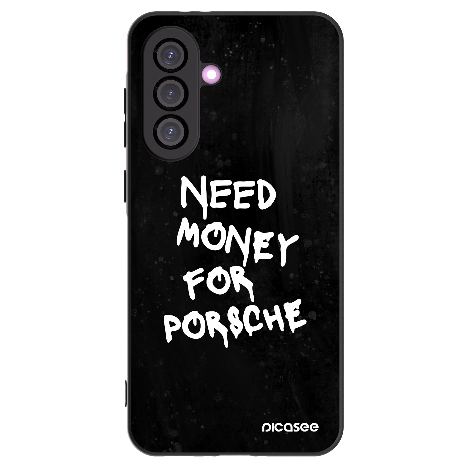 Picasee silikonowe czarne etui na Samsung Galaxy A36 5G - Black Dollar