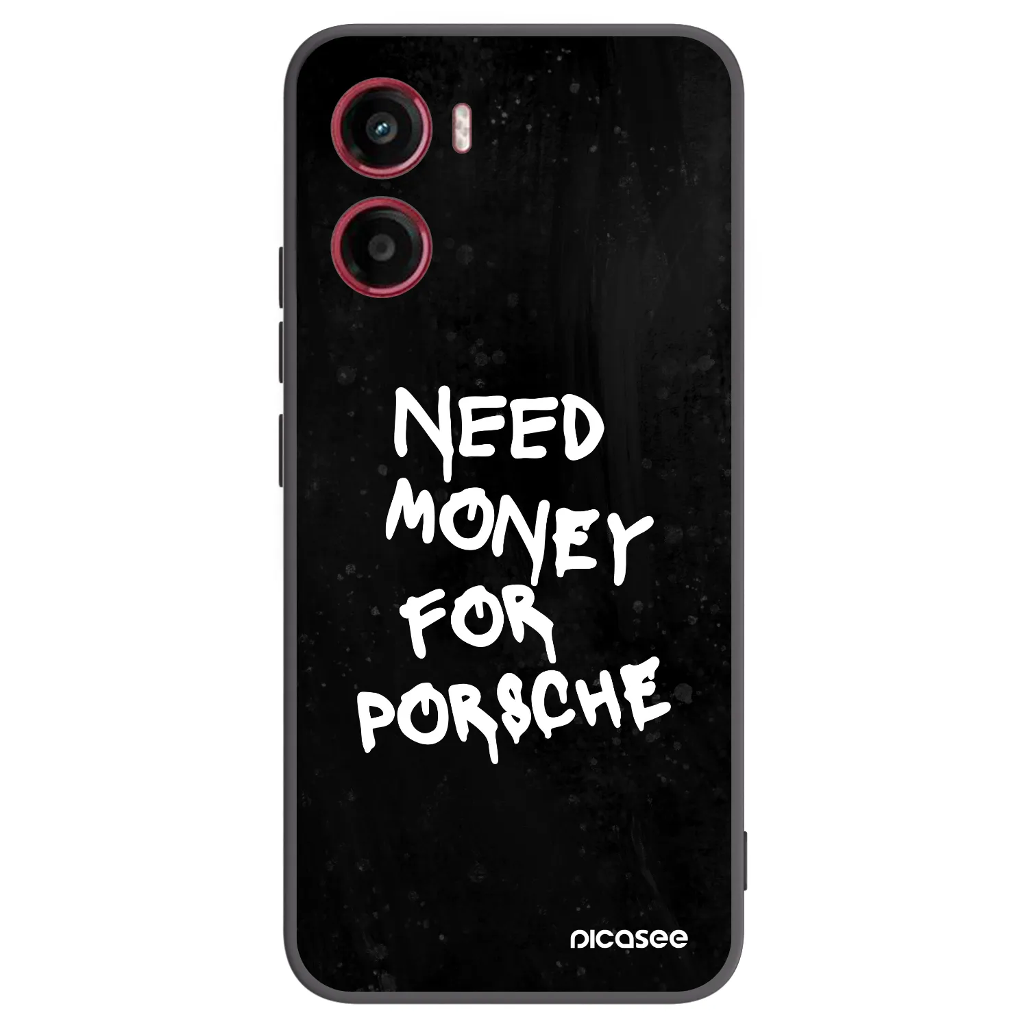 Picasee silikonowe czarne etui na Motorola Moto G05 - Black Dollar