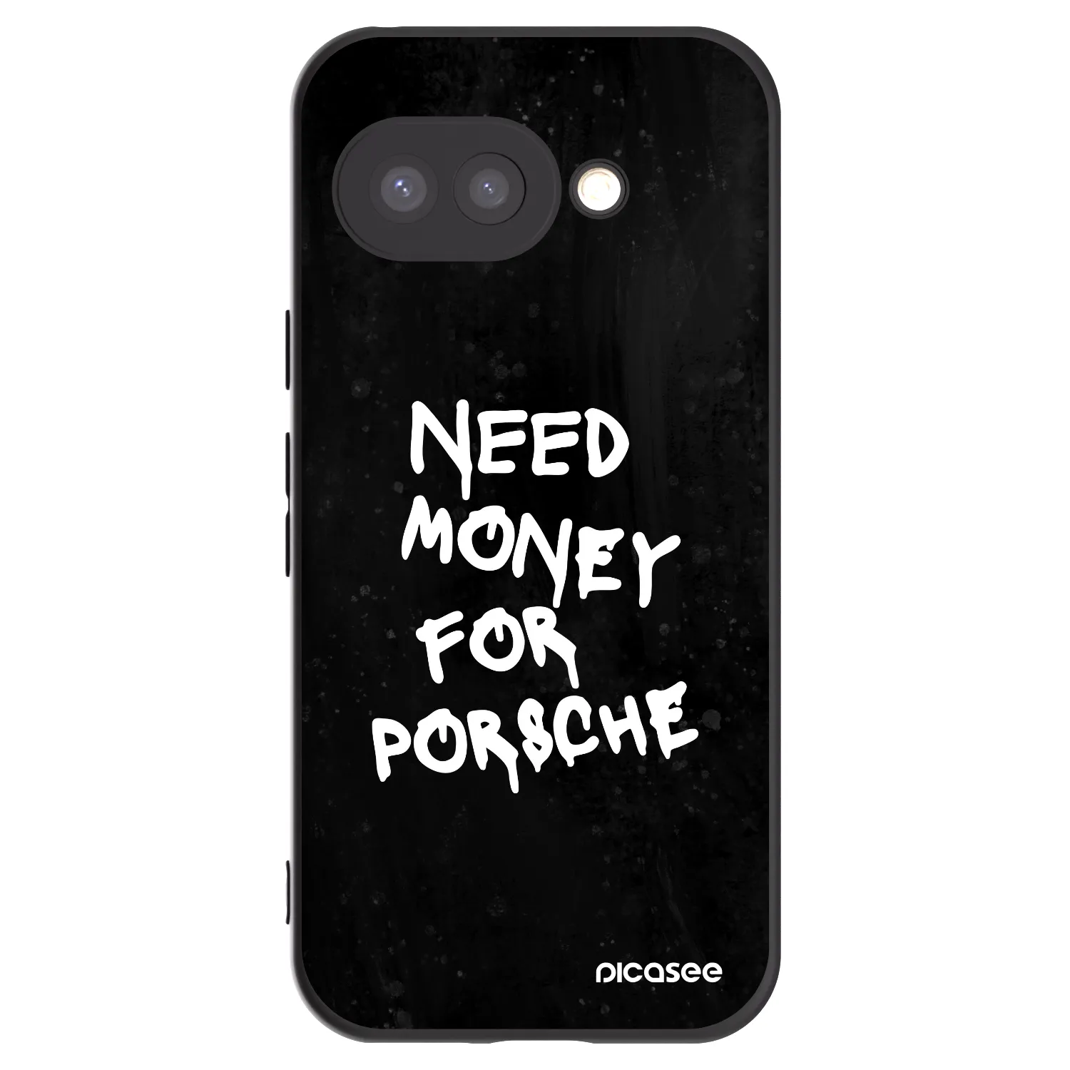 Picasee silikonowe czarne etui na Google Pixel 9a - Black Dollar