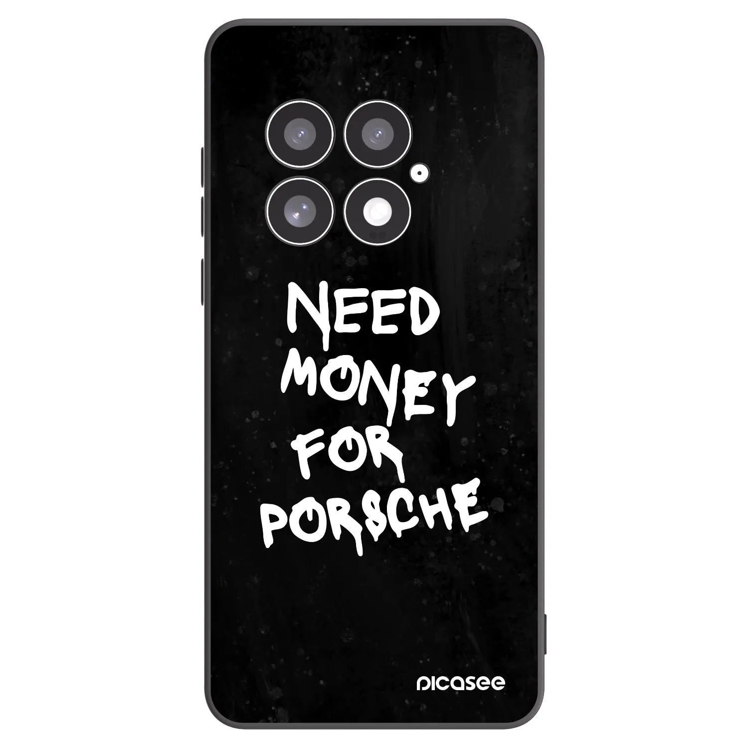 Picasee silikonowe czarne etui na OnePlus 13 5G - Black Dollar