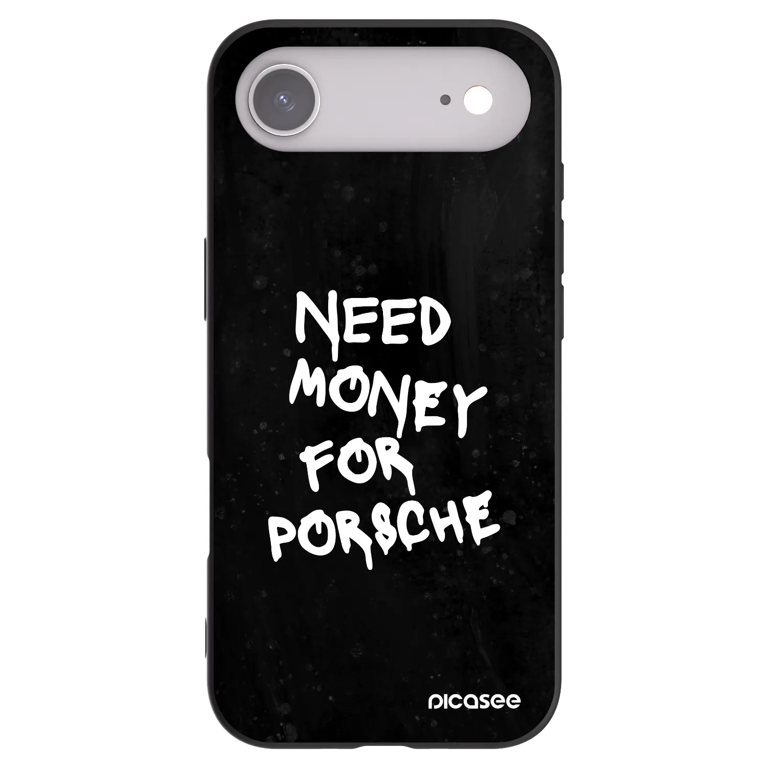 Picasee silikonowe czarne etui na Apple iPhone Air - Black Dollar