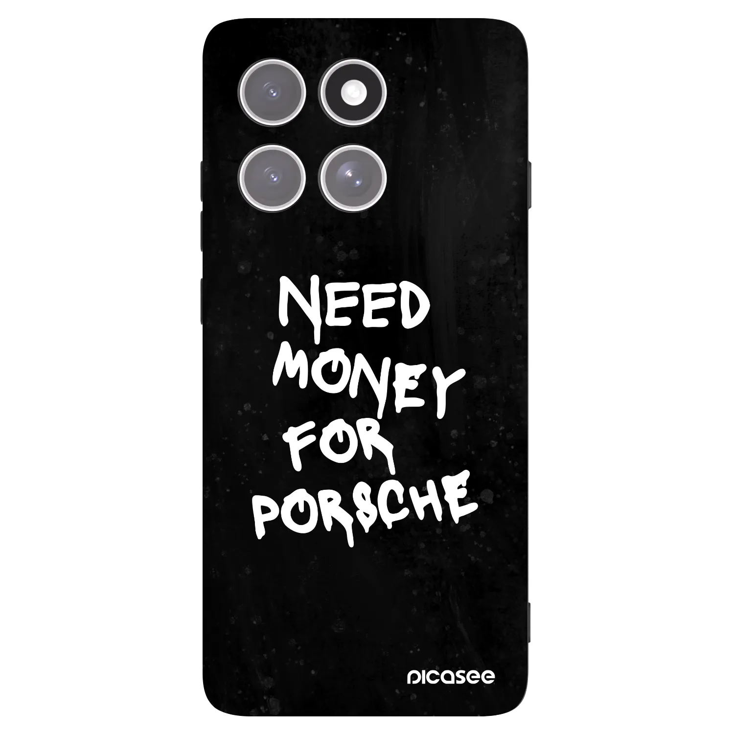 Picasee silikonowe czarne etui na Motorola Edge 60 Pro - Black Dollar