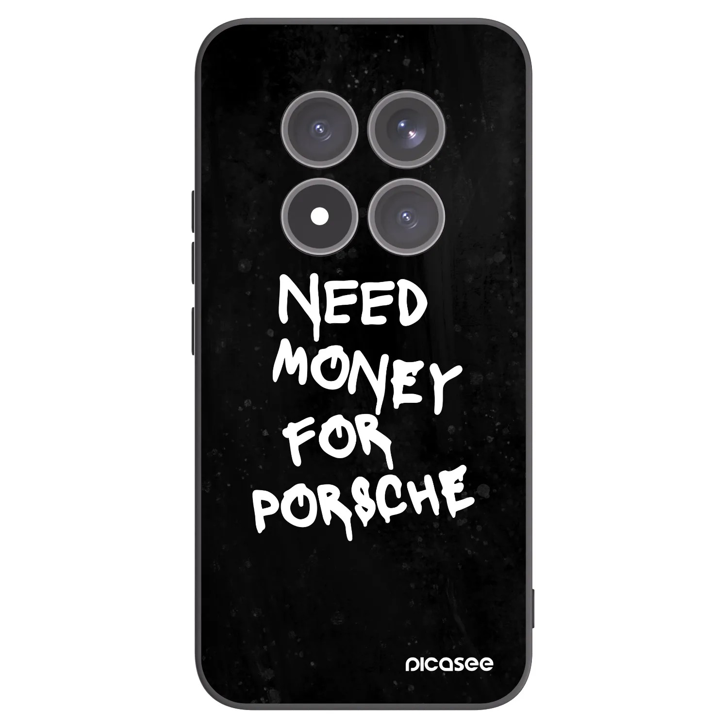 Picasee silikonowe czarne etui na Xiaomi Redmi Note 15 Pro+ - Black Dollar