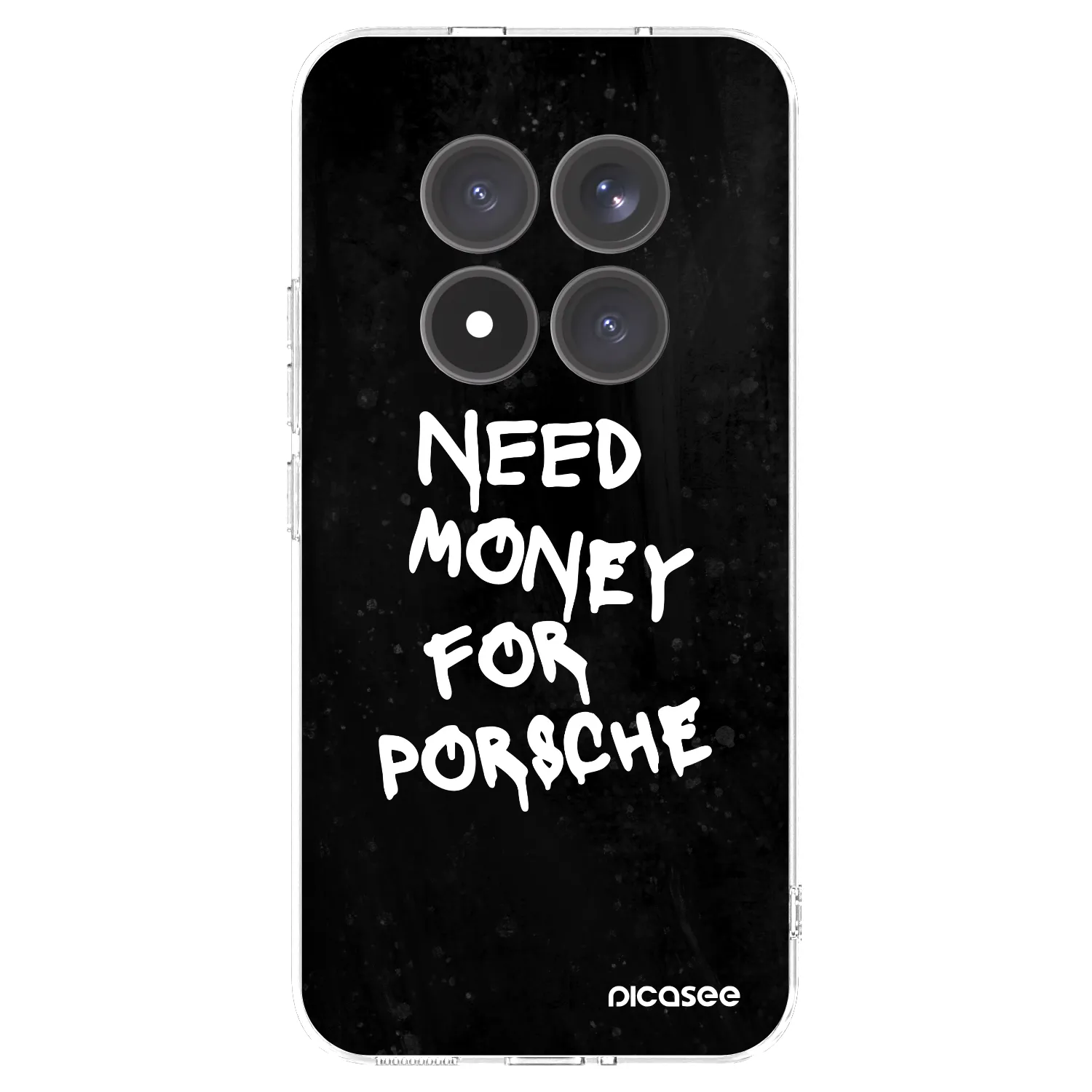 Picasee silikonowe przeźroczyste etui na Xiaomi Redmi Note 15 Pro+ - Black Dollar