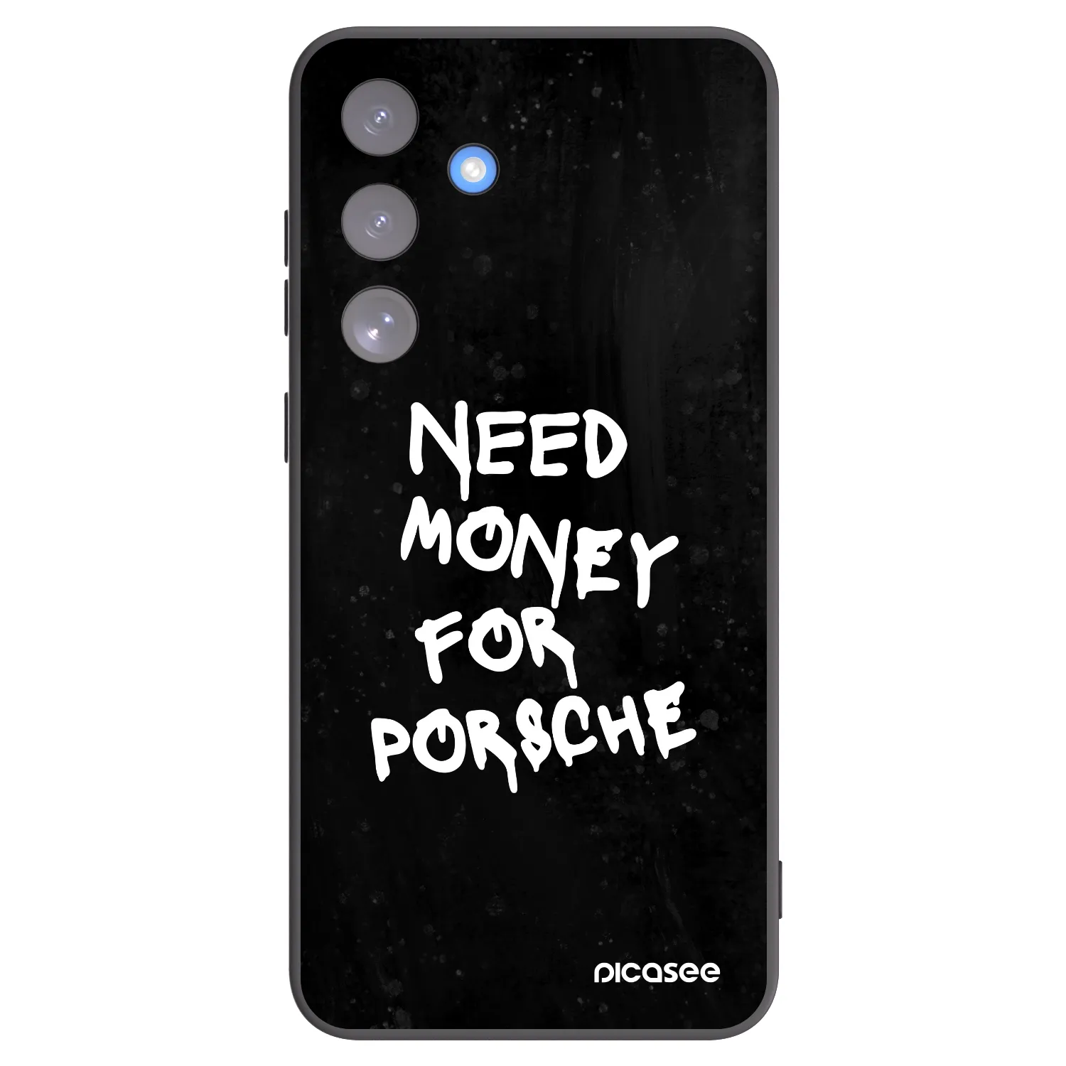 Picasee silikonowe czarne etui na Samsung Galaxy S25 FE 5G - Black Dollar