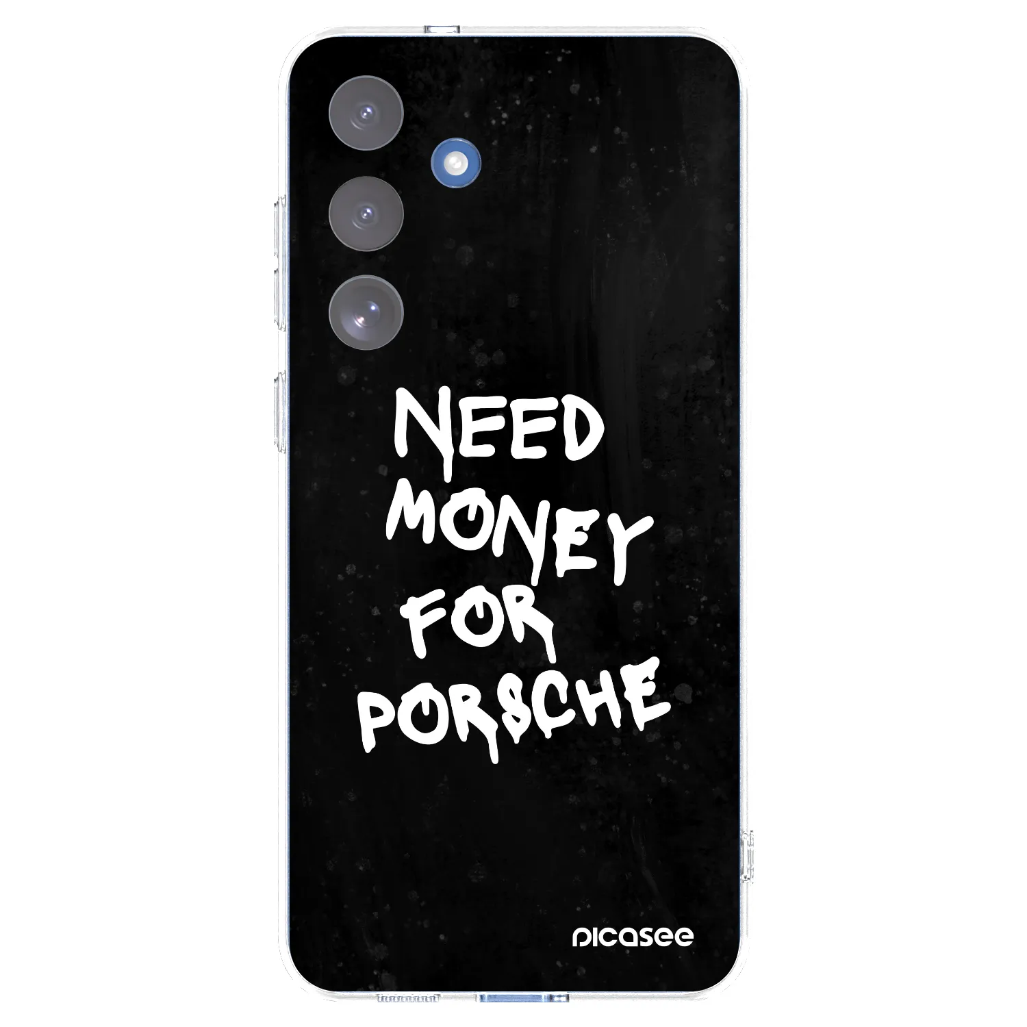 Picasee silikonowe przeźroczyste etui na Samsung Galaxy S25 FE 5G - Black Dollar