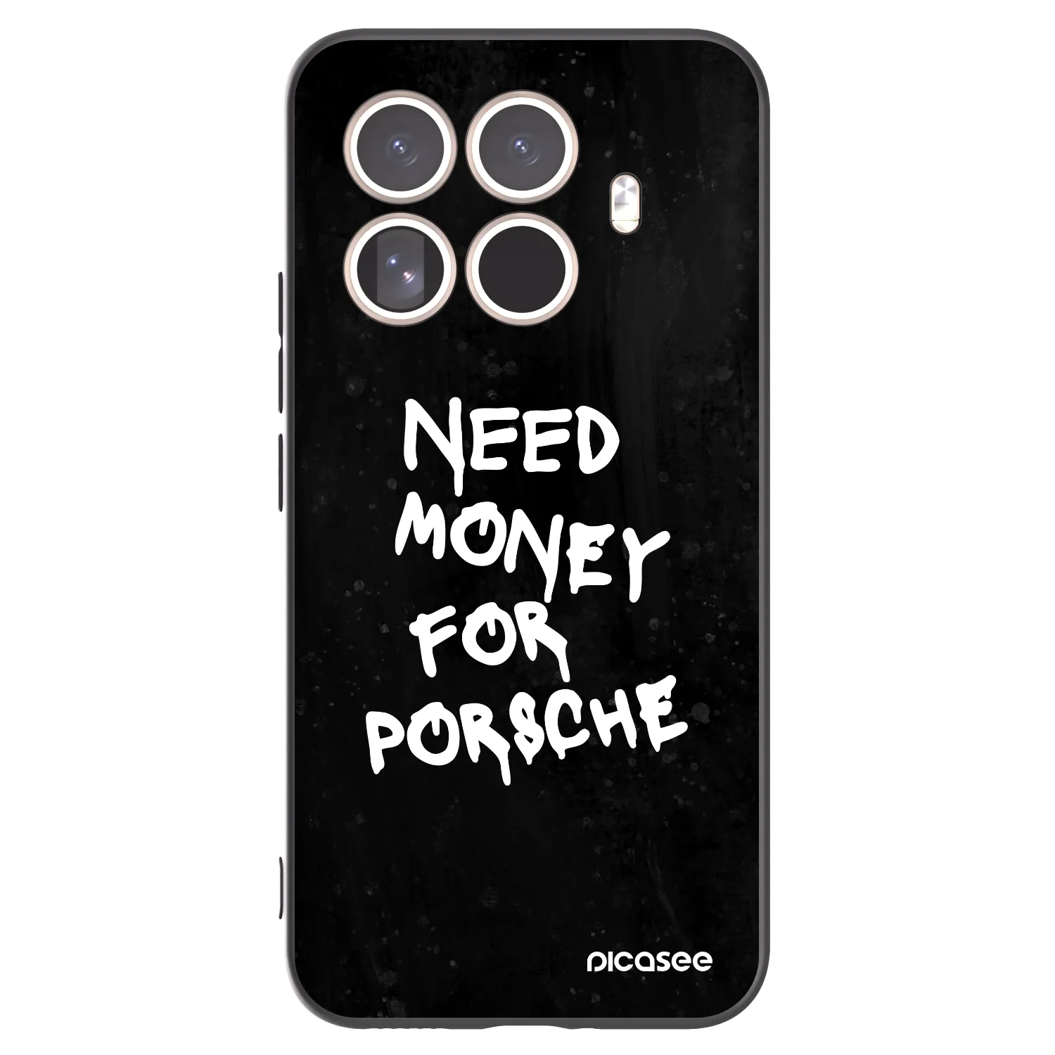 Picasee silikonowe czarne etui na Xiaomi 15T Pro - Black Dollar