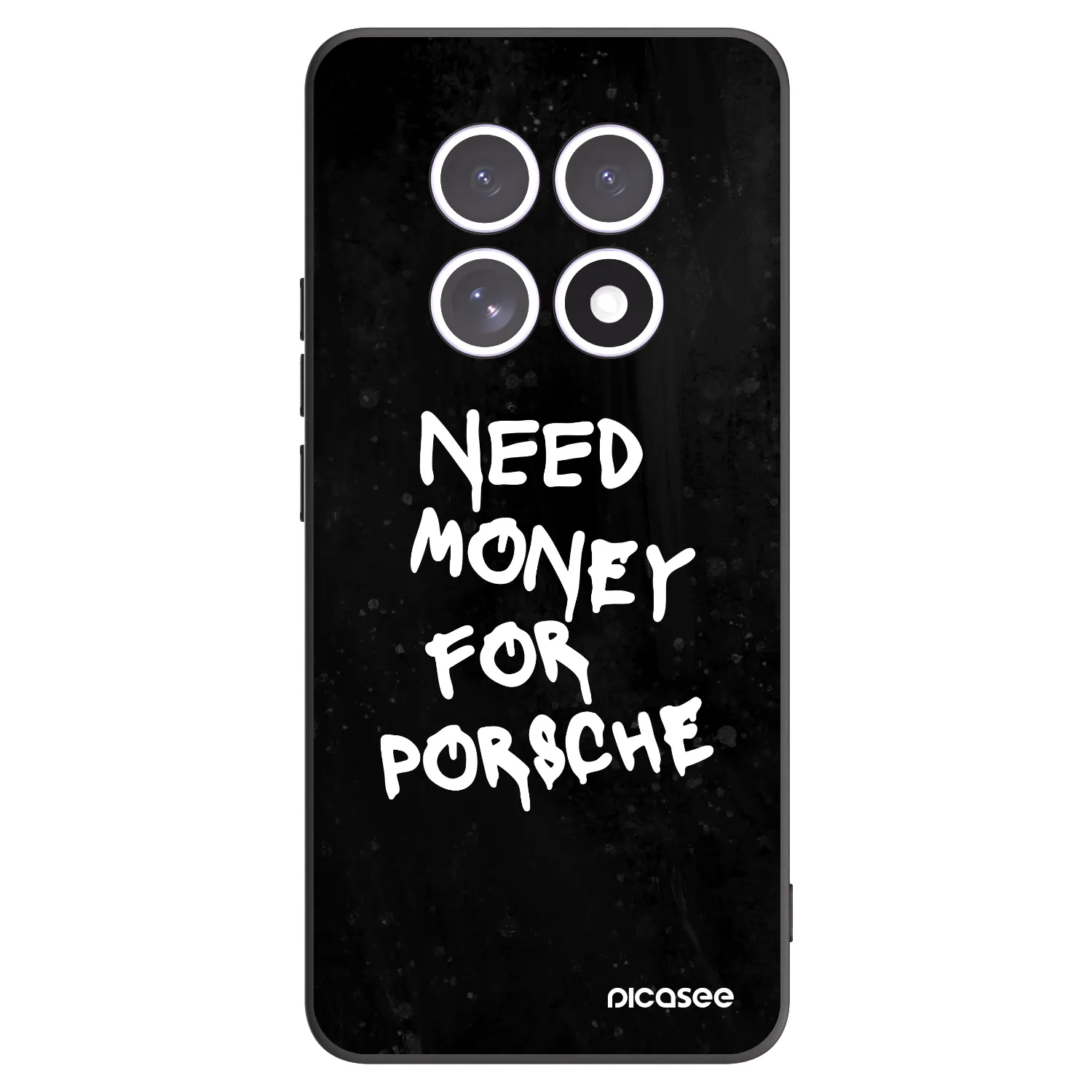 Picasee silikonowe czarne etui na Xiaomi Redmi Note 15 4G - Black Dollar