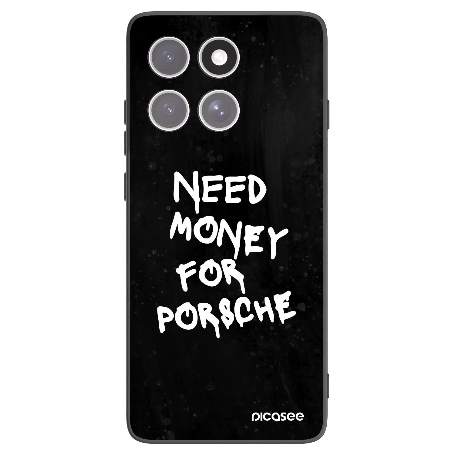 Picasee silikonowe czarne etui na Motorola Edge 60 Fusion - Black Dollar