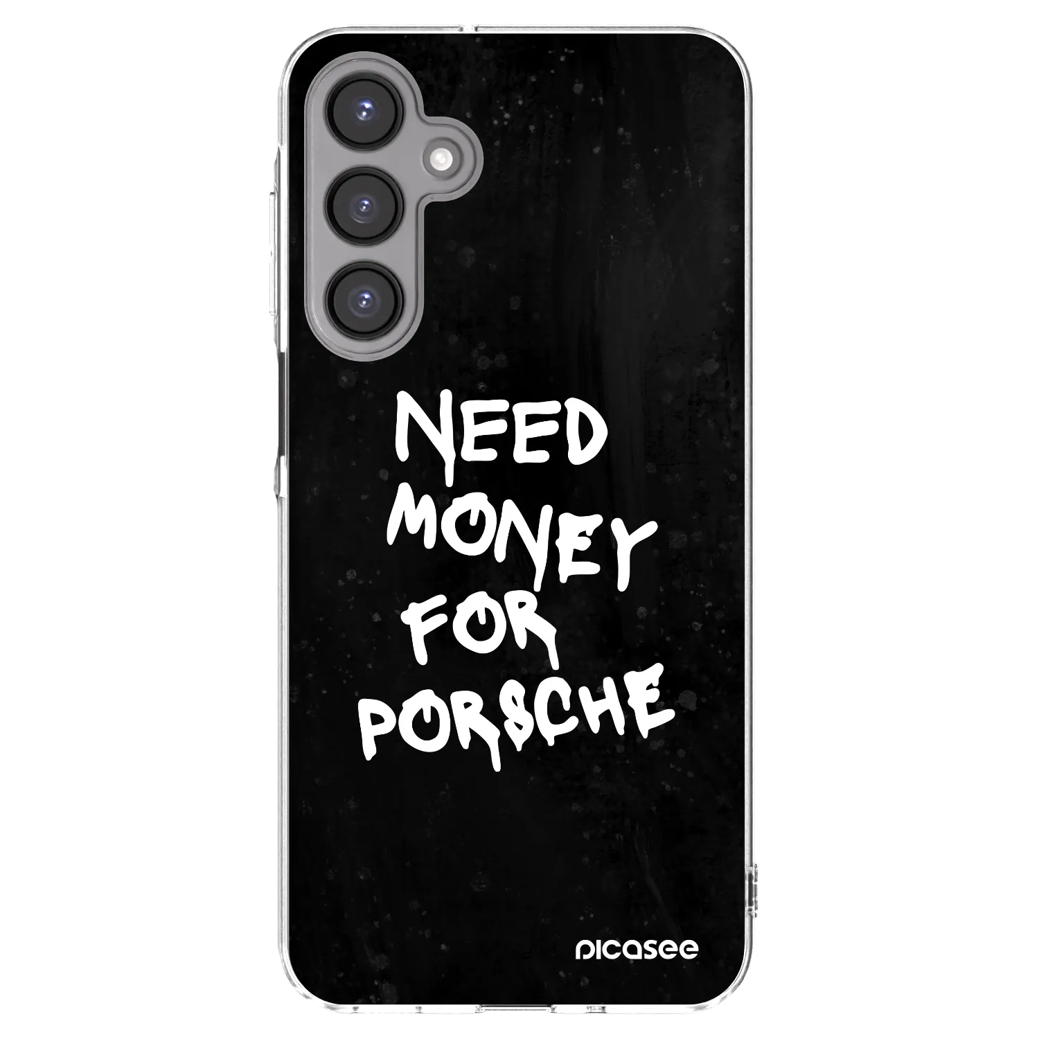 Picasee silikonowe przeźroczyste etui na Samsung Galaxy A16 4G - Black Dollar