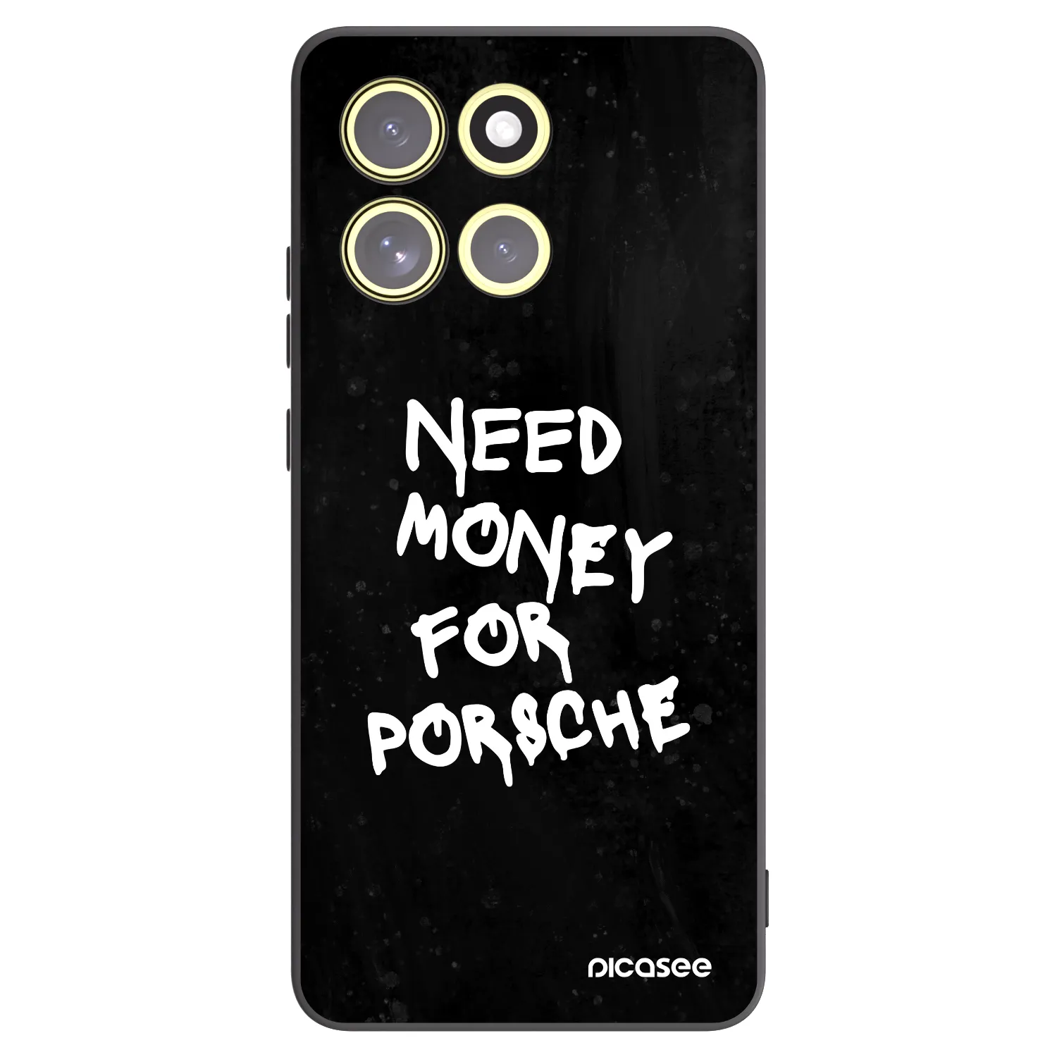 Picasee silikonowe czarne etui na Motorola Moto G86 Power 5G - Black Dollar